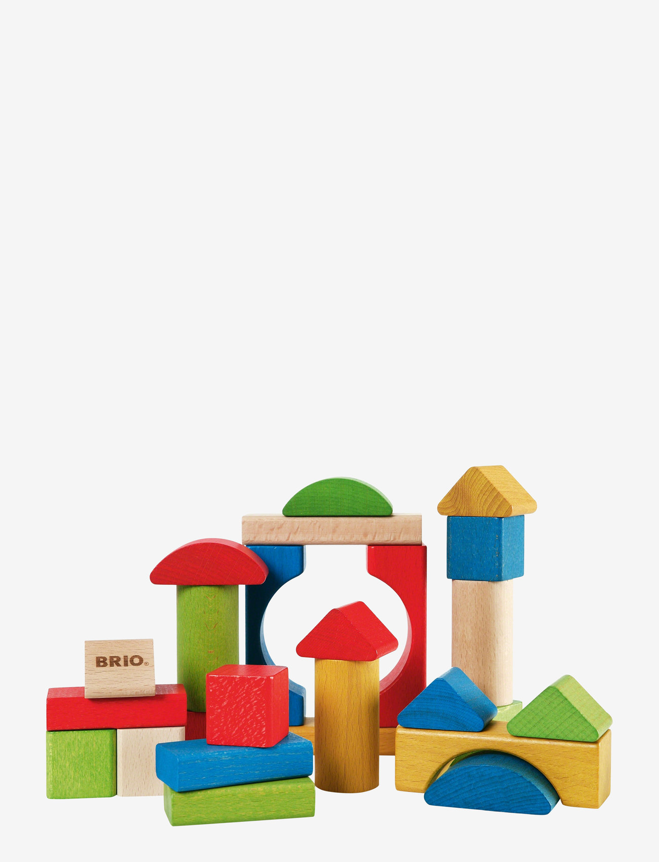 BRIO - 25 Coloured Blocks - multi coloured - 0