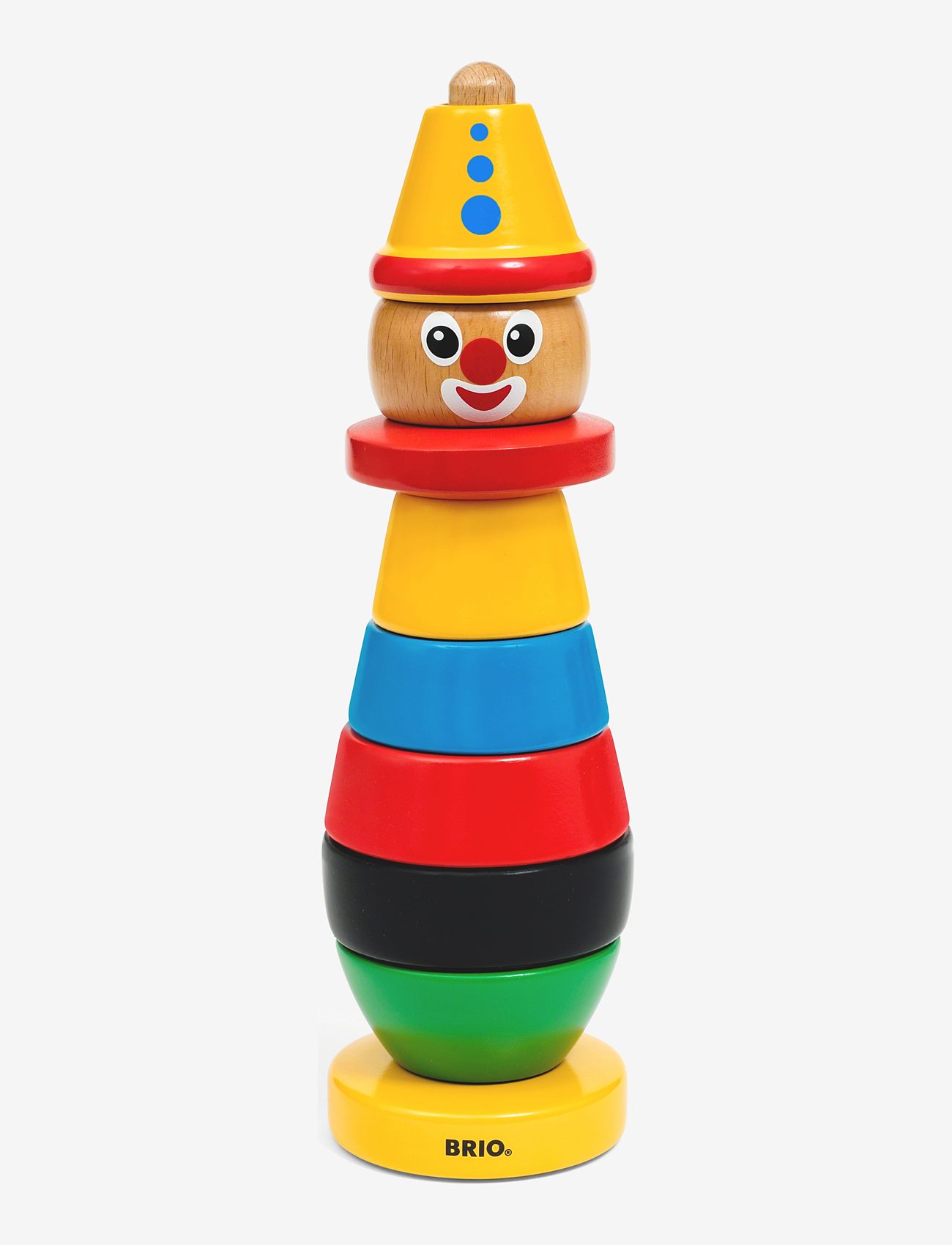 BRIO - Clown - stackable blocks - multi coloured - 0