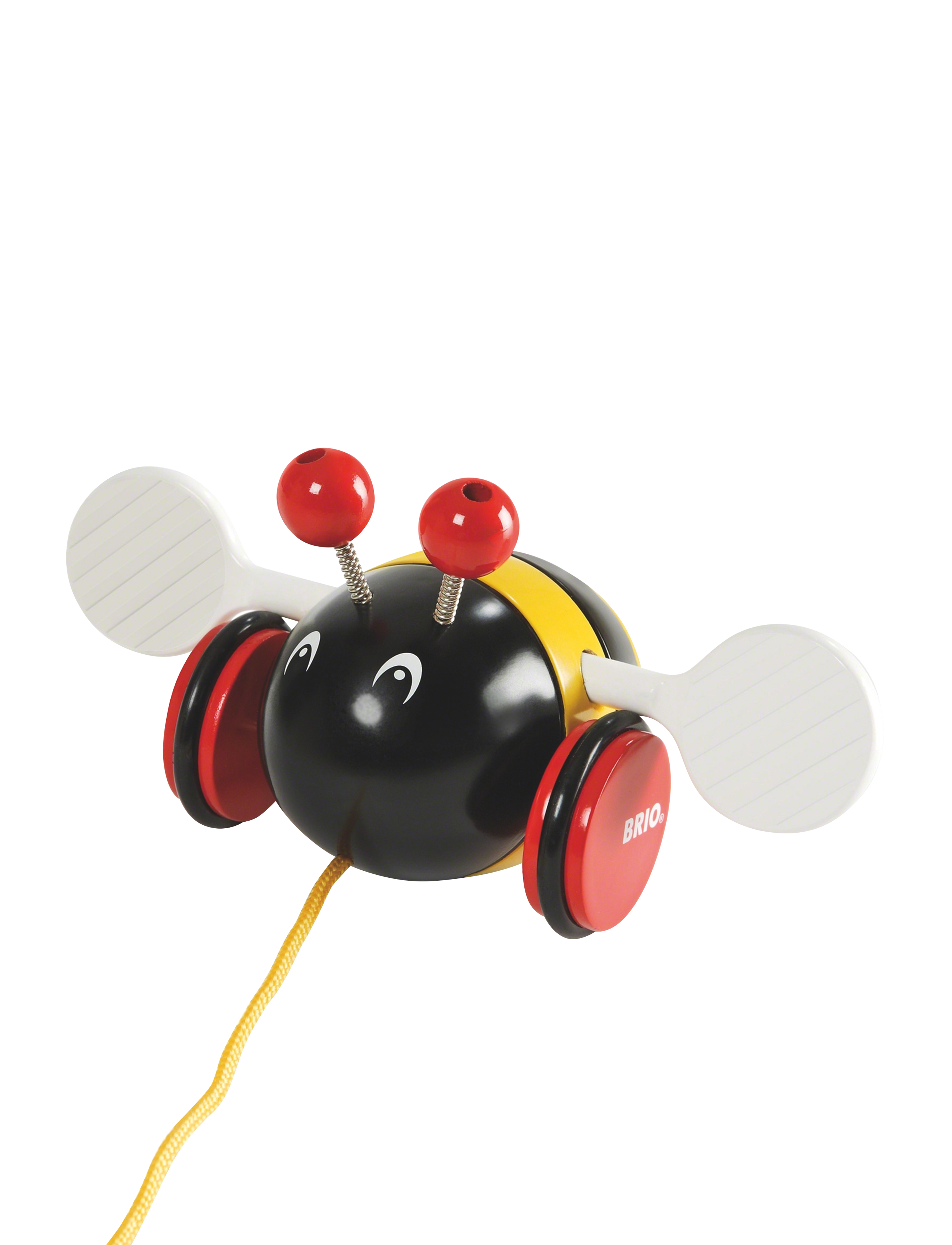 BRIO Brio 30165 Humlebi, Pull Along, One Size, Multi/patterned, Baby Legetøj > Pull Along Legetøj, Børn