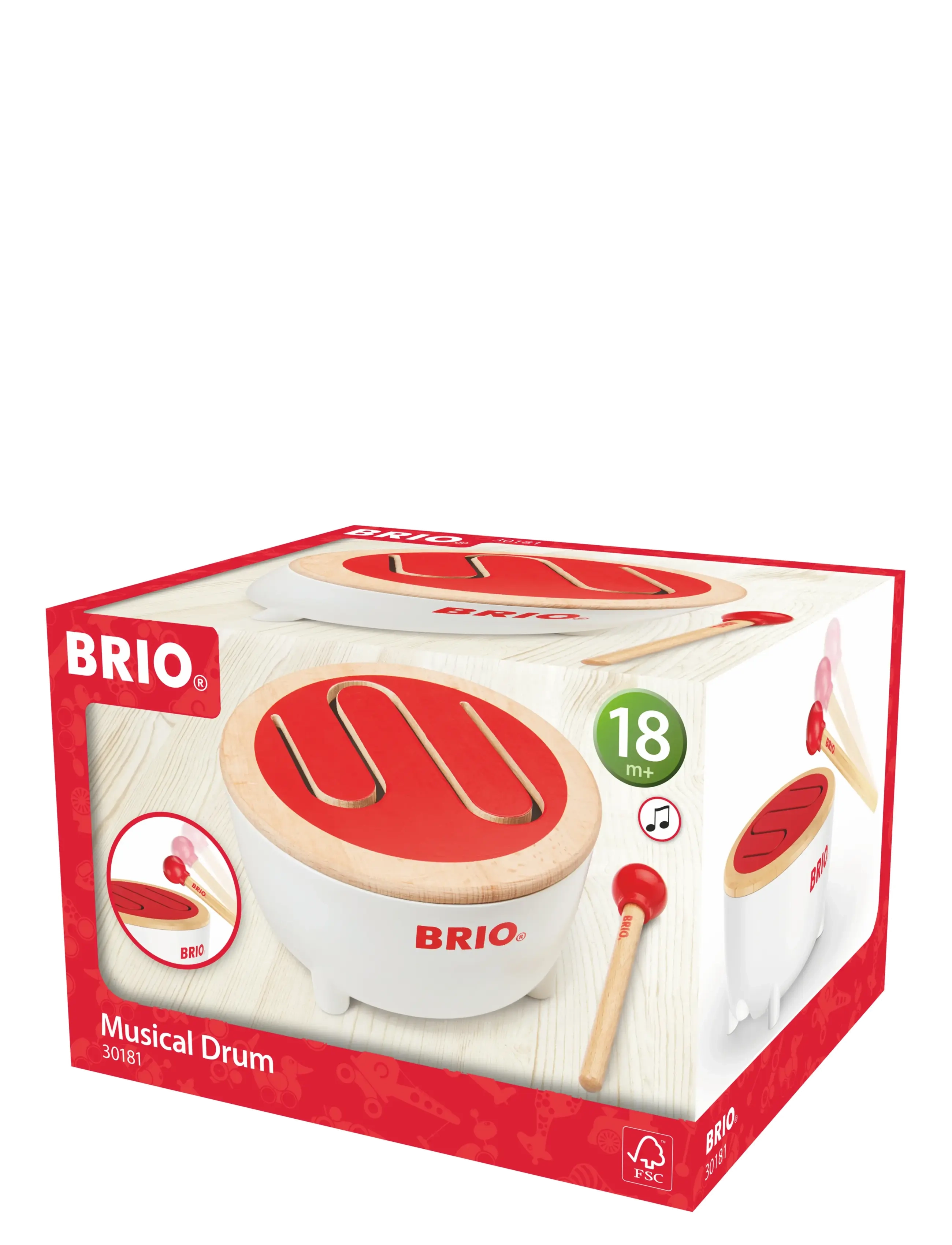 BRIO - BRIO 30181 Tromme - musikinstrumenter - multi coloured - 3