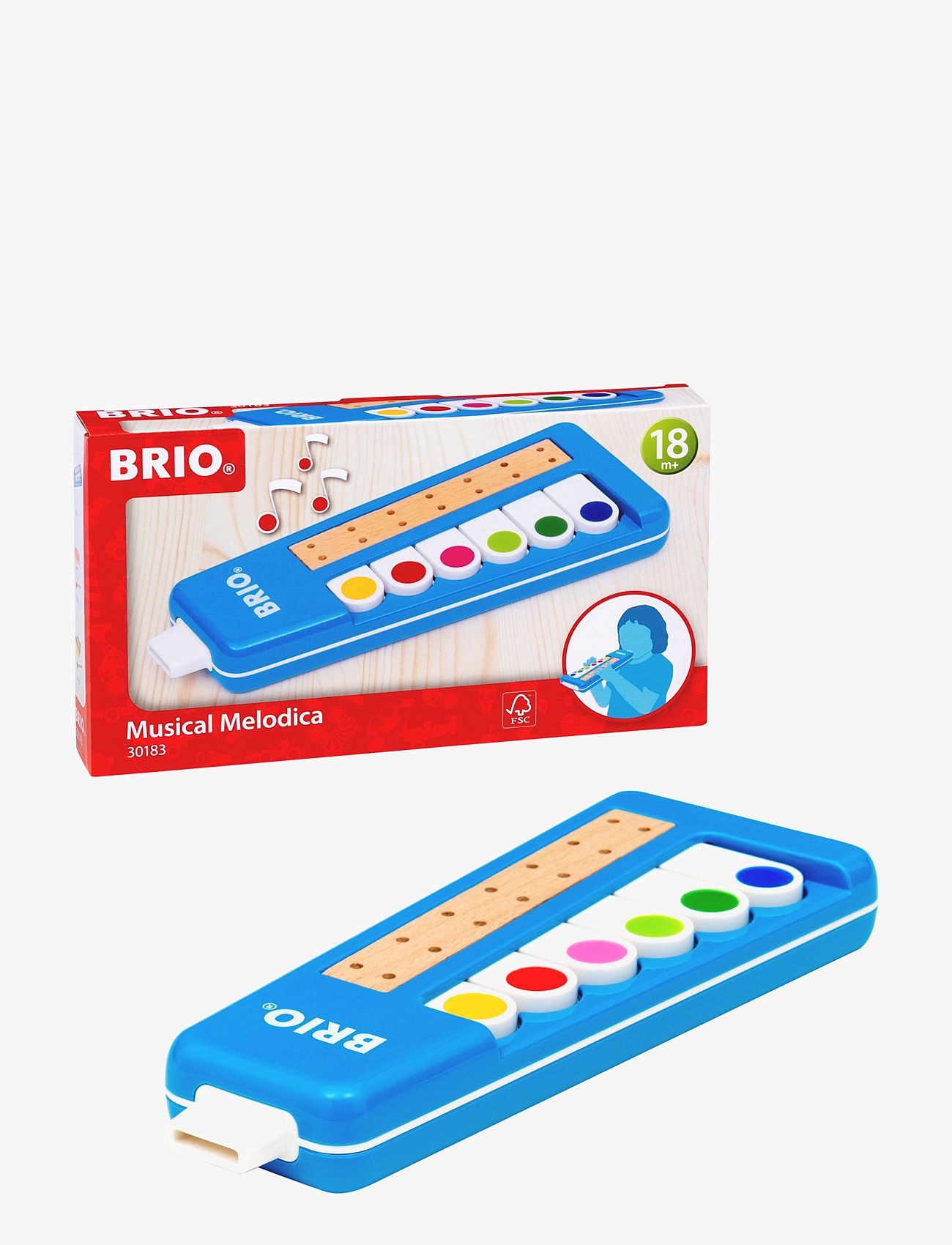 BRIO - BRIO 30183 Musical Melodica - laveste priser - multi coloured - 0