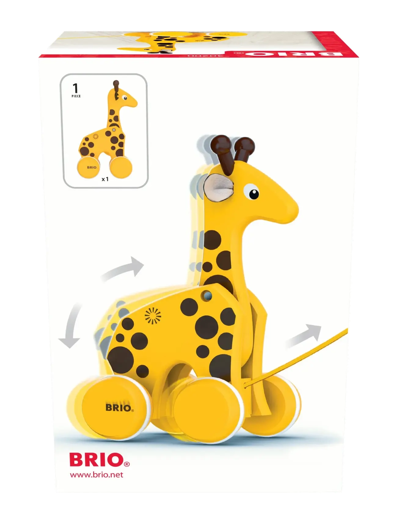 BRIO - Giraffe - leikföng til að draga - multi coloured - 3