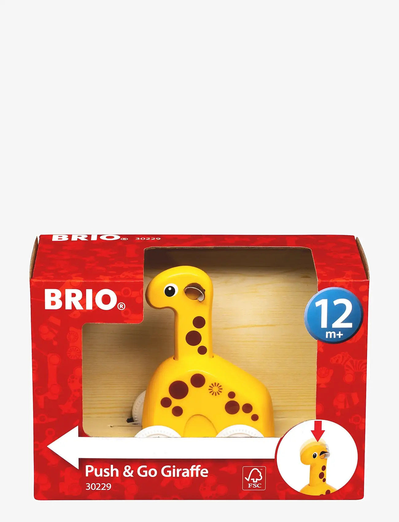 BRIO - Push & Go giraff - julklappar under 300kr - multi coloured - 5