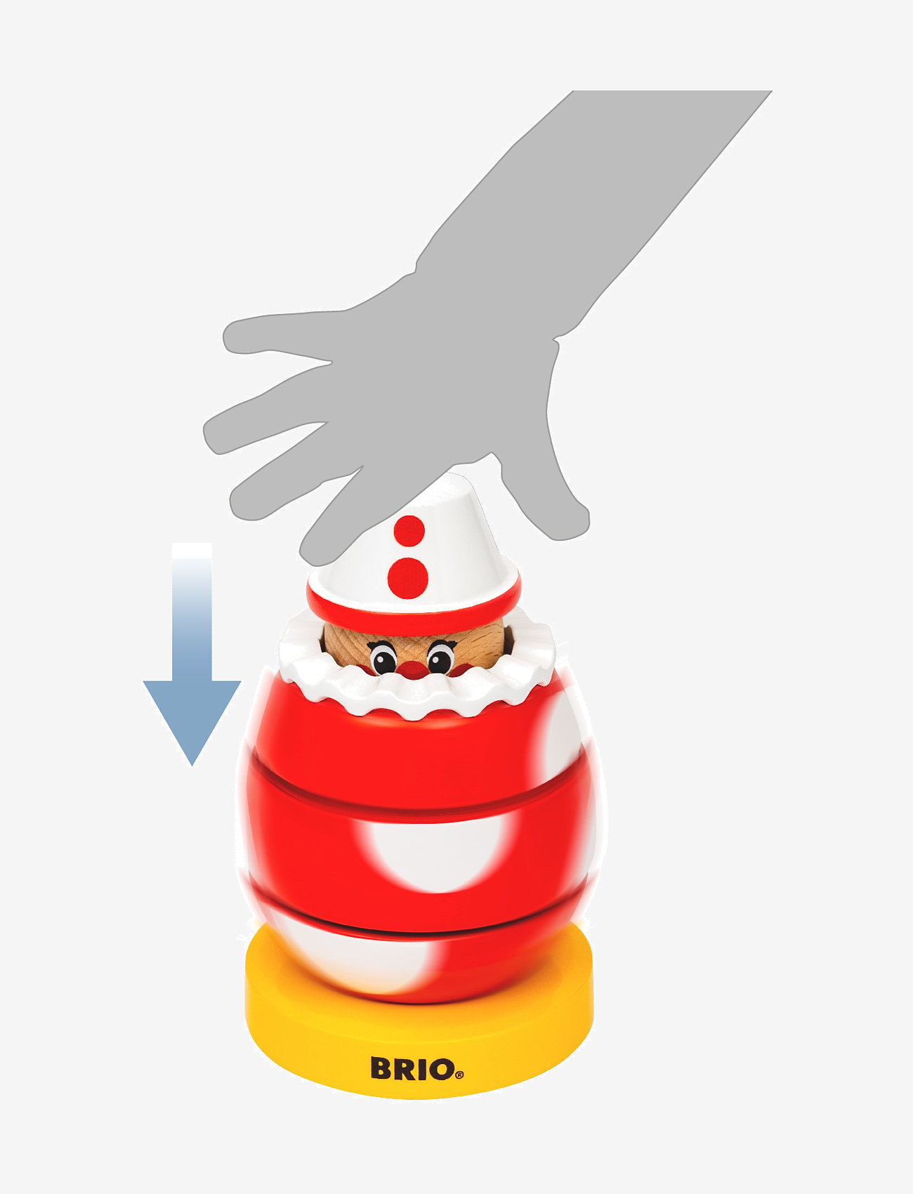 BRIO - Pyörivä klovni - sorting box toy - multi coloured - 3