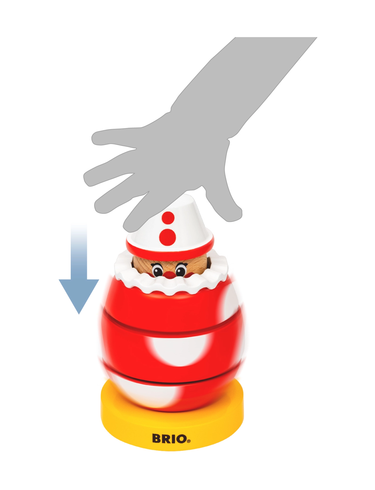 BRIO - Snurrande clown - plocklådor - multi coloured - 3