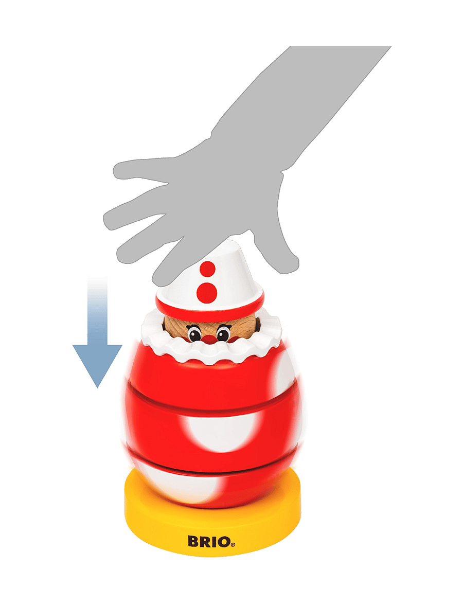 BRIO - Snurrande clown - plocklådor - multi coloured - 3