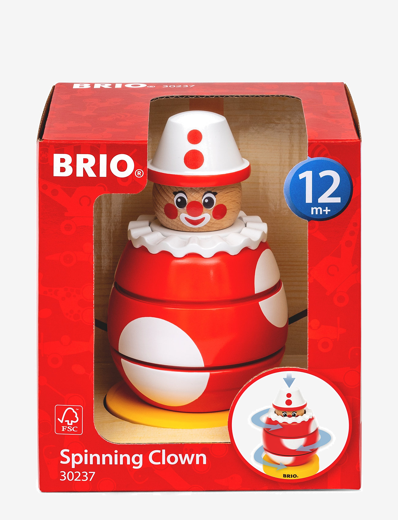 BRIO - Pyörivä klovni - sorting box toy - multi coloured - 5