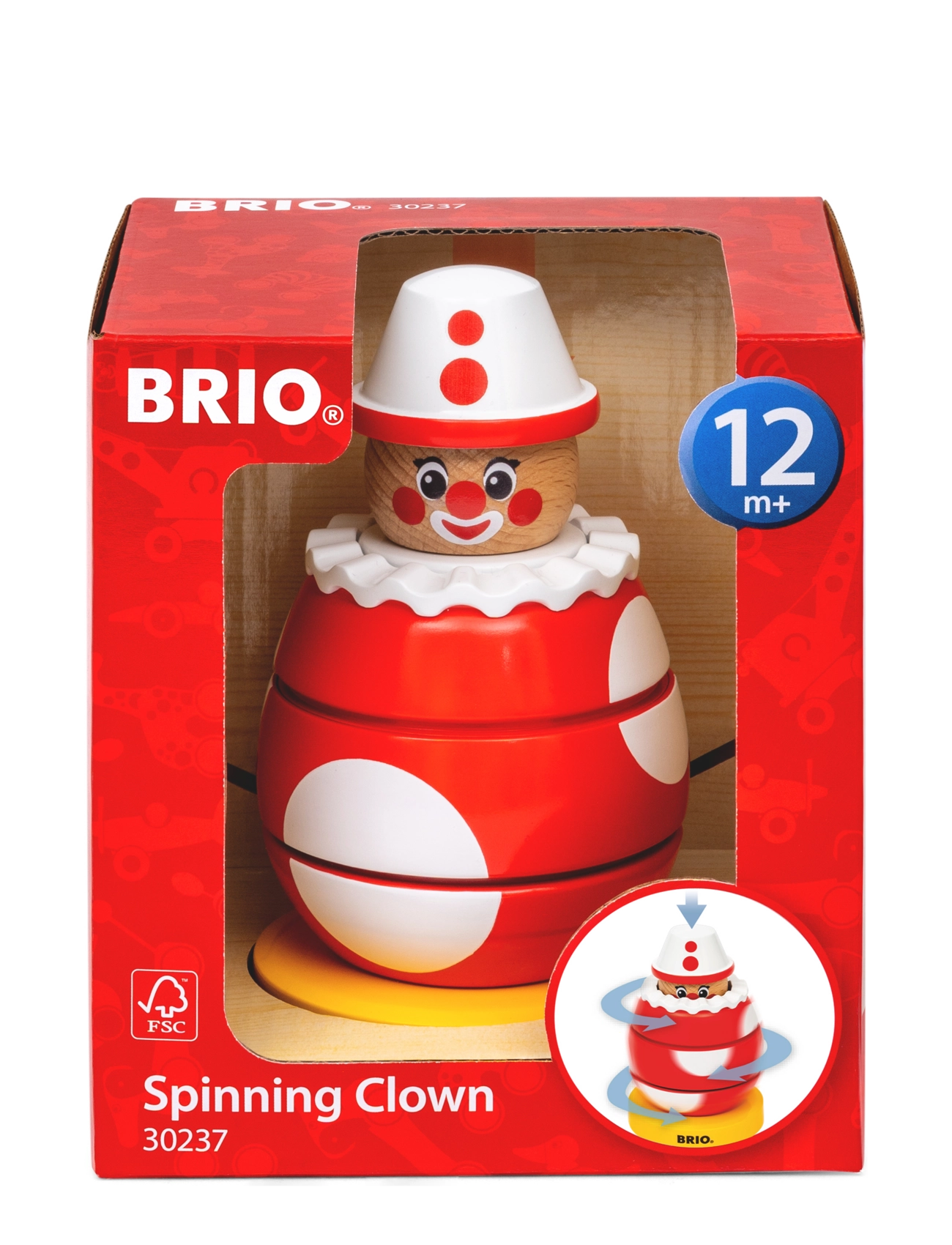 BRIO - Snurrande clown - plocklådor - multi coloured - 5