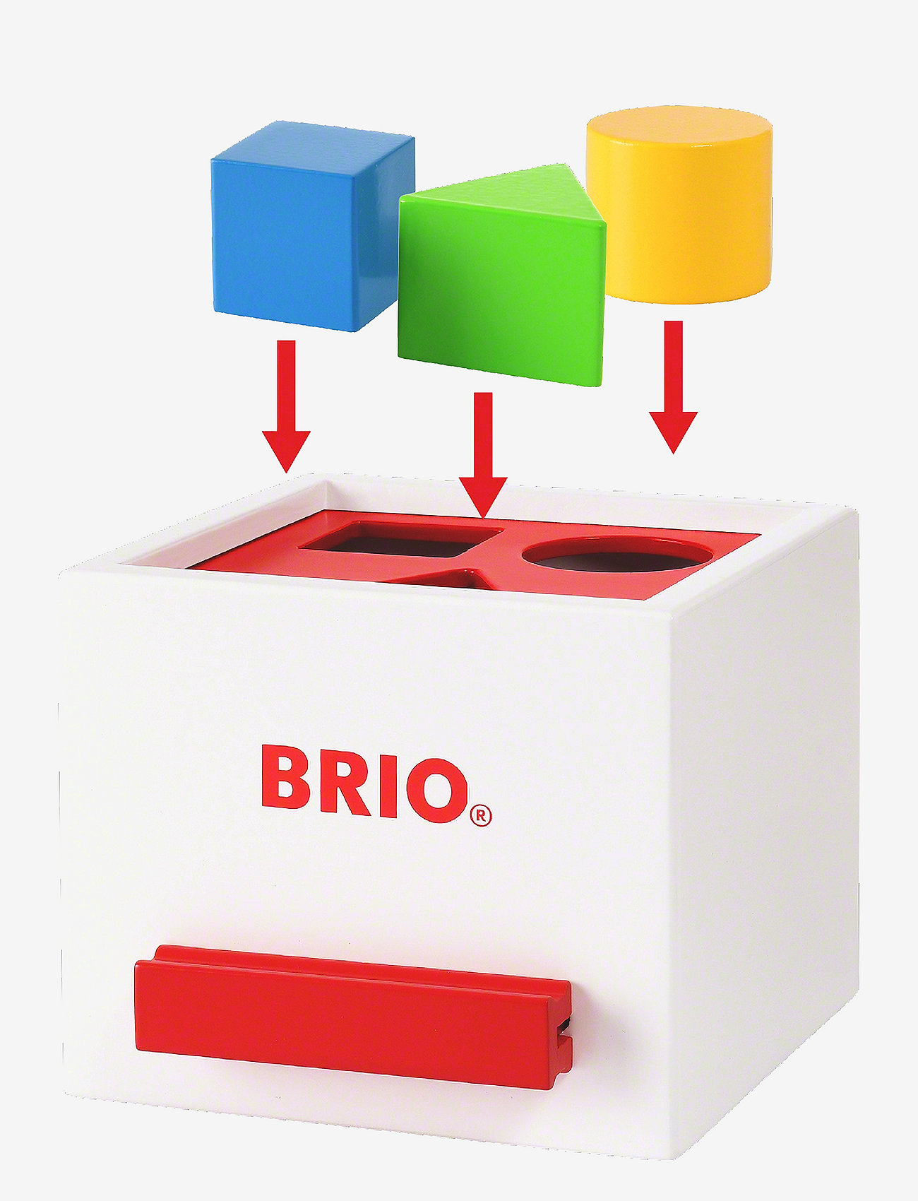 BRIO - Plocklåda Vit - plocklådor - multi coloured - 1