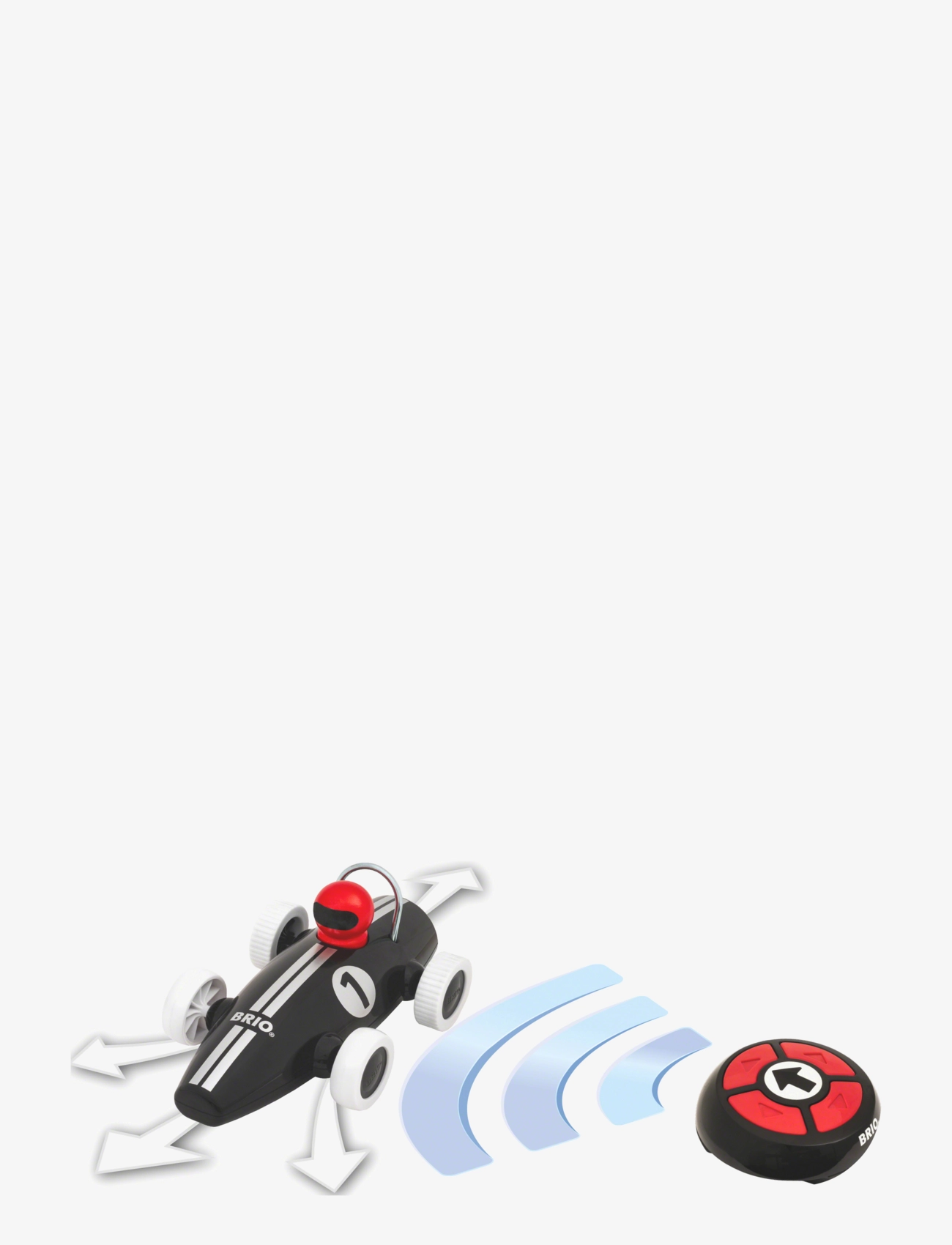 BRIO - R/C Race Car, Black - radiostyrda leksaker - multi coloured - 2