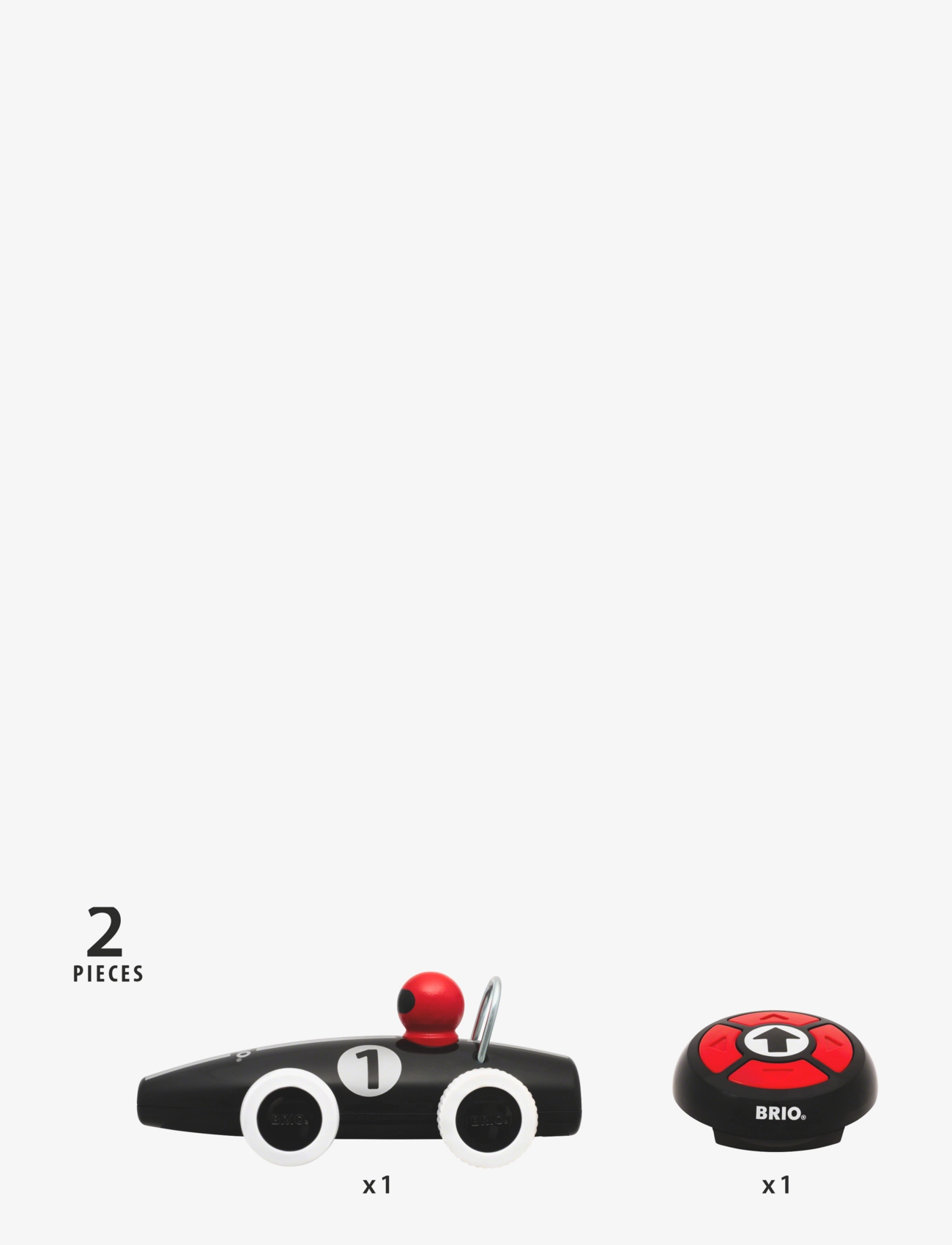 BRIO - R/C Race Car, Black - radiostyrda leksaker - multi coloured - 3