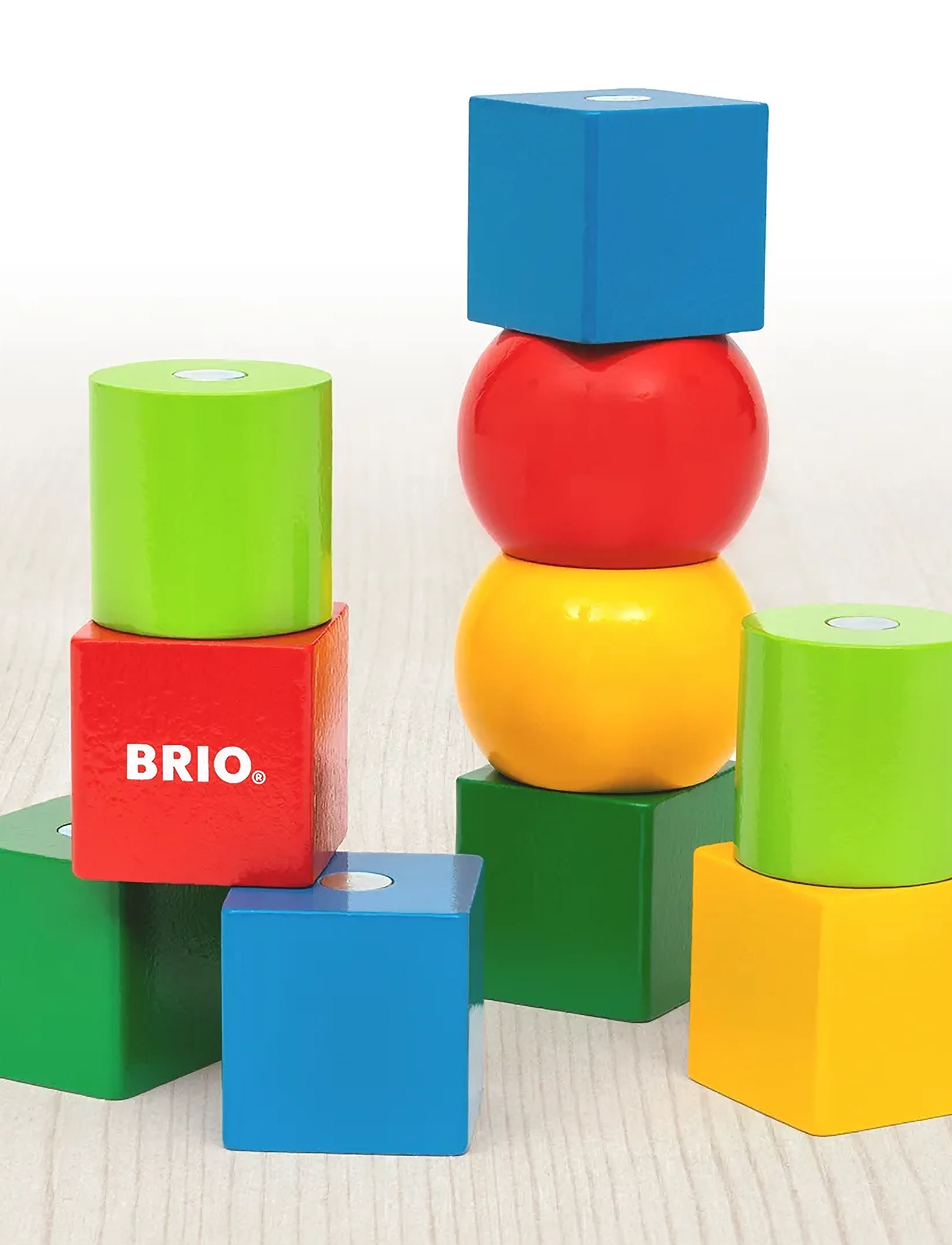 BRIO Magnetiske Træklodser, One Size, Multi/patterned, Educational Legetøj > Stackable Blocks, Børn
