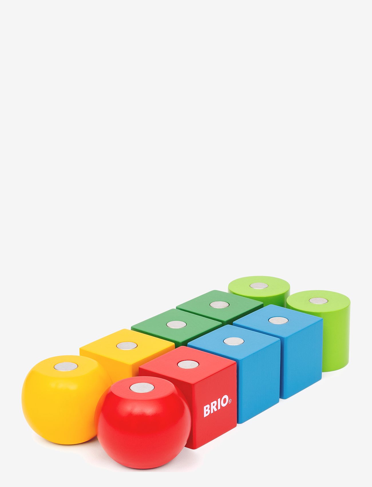 BRIO - Treklosser med magneter - stableklosser - multi coloured - 3