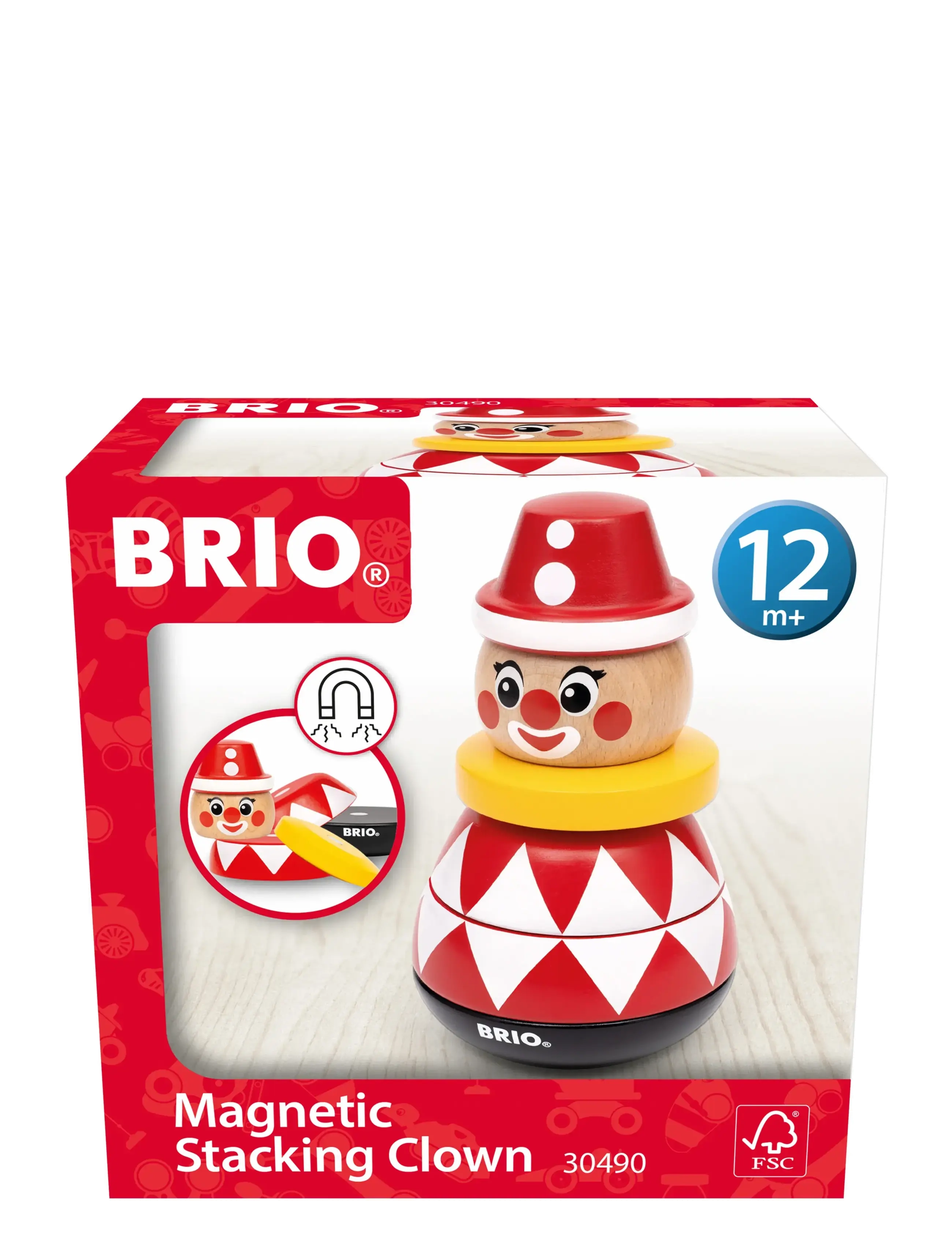 BRIO - Magnetisk stableklovn - stapelbare blokk - multi coloured - 3