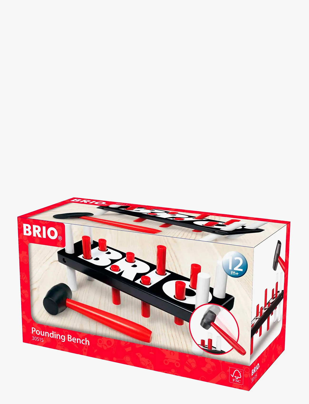 BRIO - Hakka, musta - hammer bench toy - multi coloured - 1
