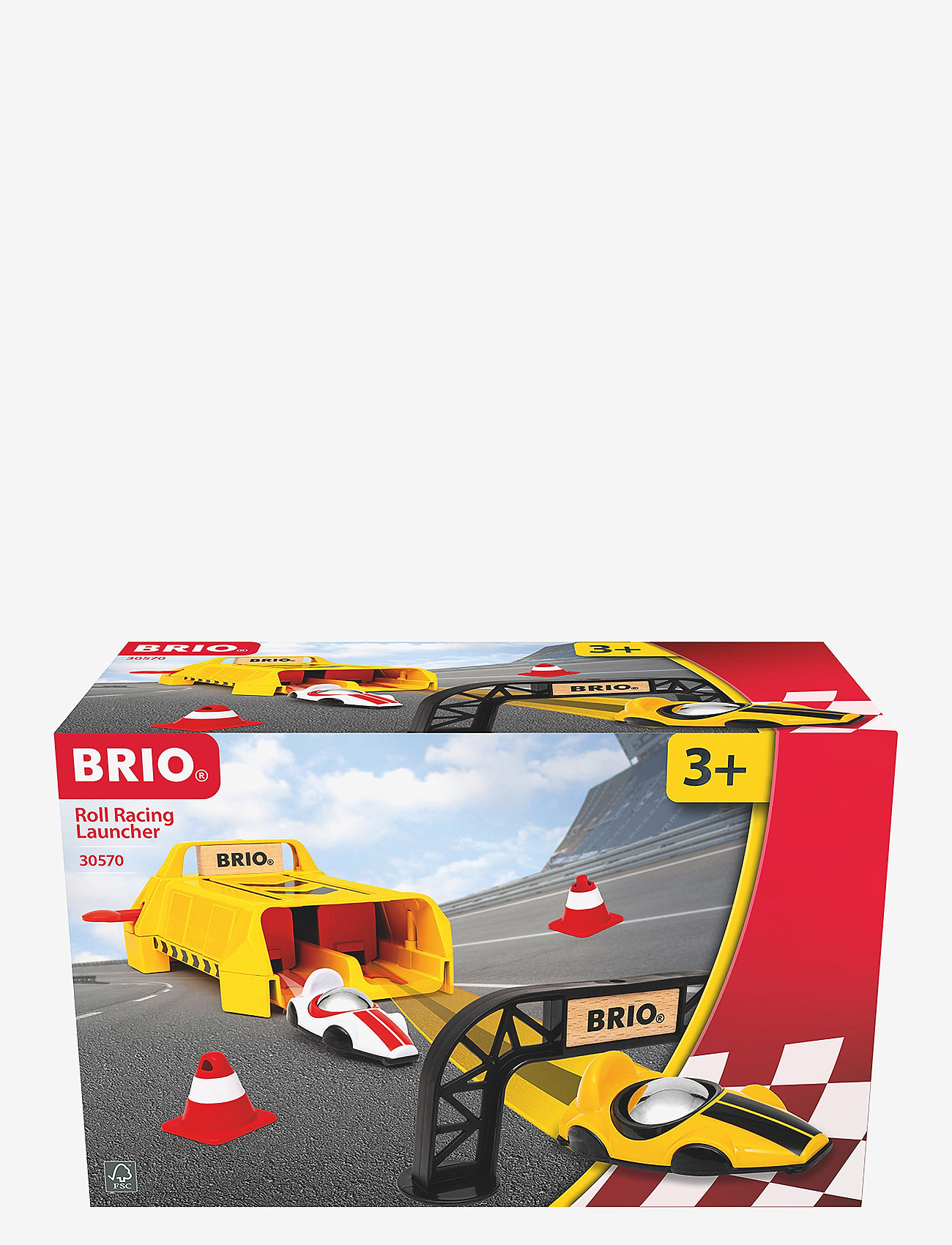 BRIO - Roll Racing Launcher - bilbanor - multi coloured - 2