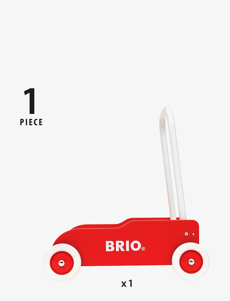 BRIO - Lära Gå Vagn Röd - göngugrindur - multi coloured - 3
