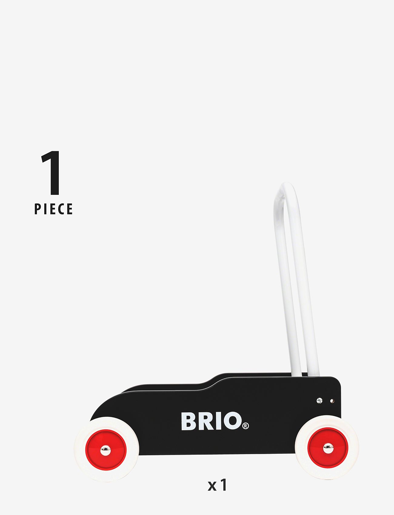 BRIO - BRIO 31351 Lære-gå-vogn, sort - gåstole - multi coloured - 3