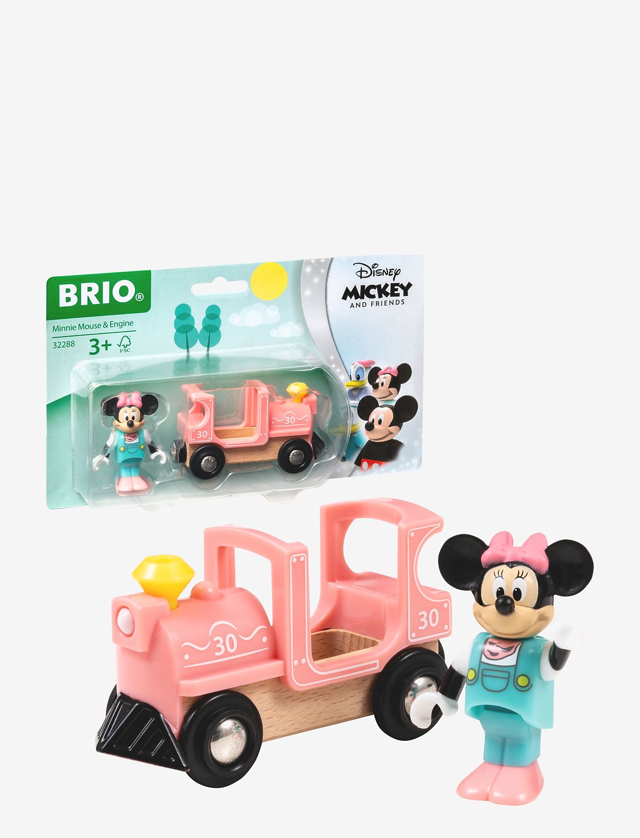 BRIO - BRIO® Minni Mus og lokomotiv - tog - multi coloured - 0