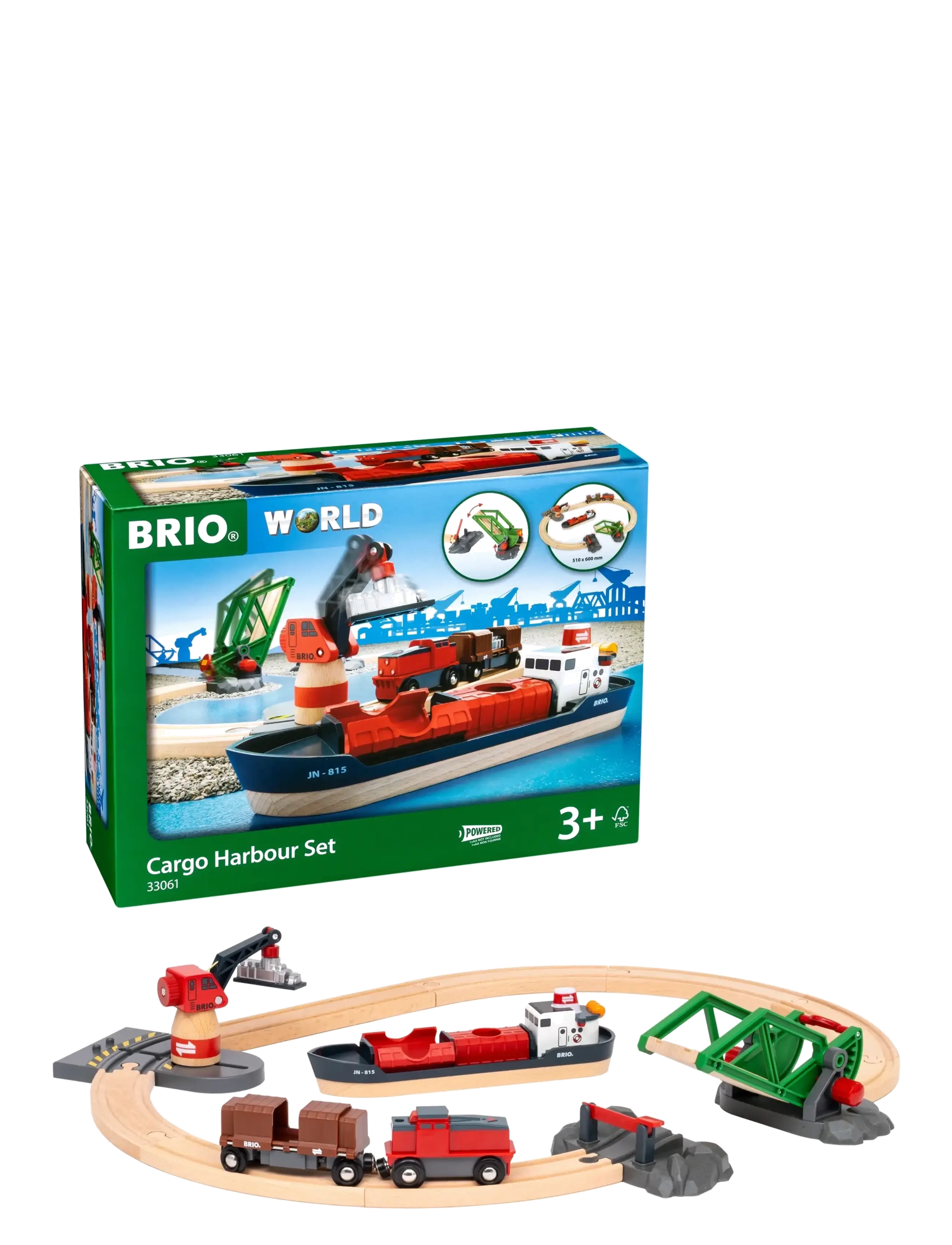 BRIO - Hamn och fraktset - bátar - multi coloured - 2