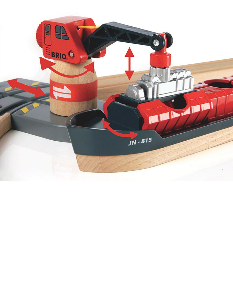 BRIO - Hamn och fraktset - bátar - multi coloured - 3