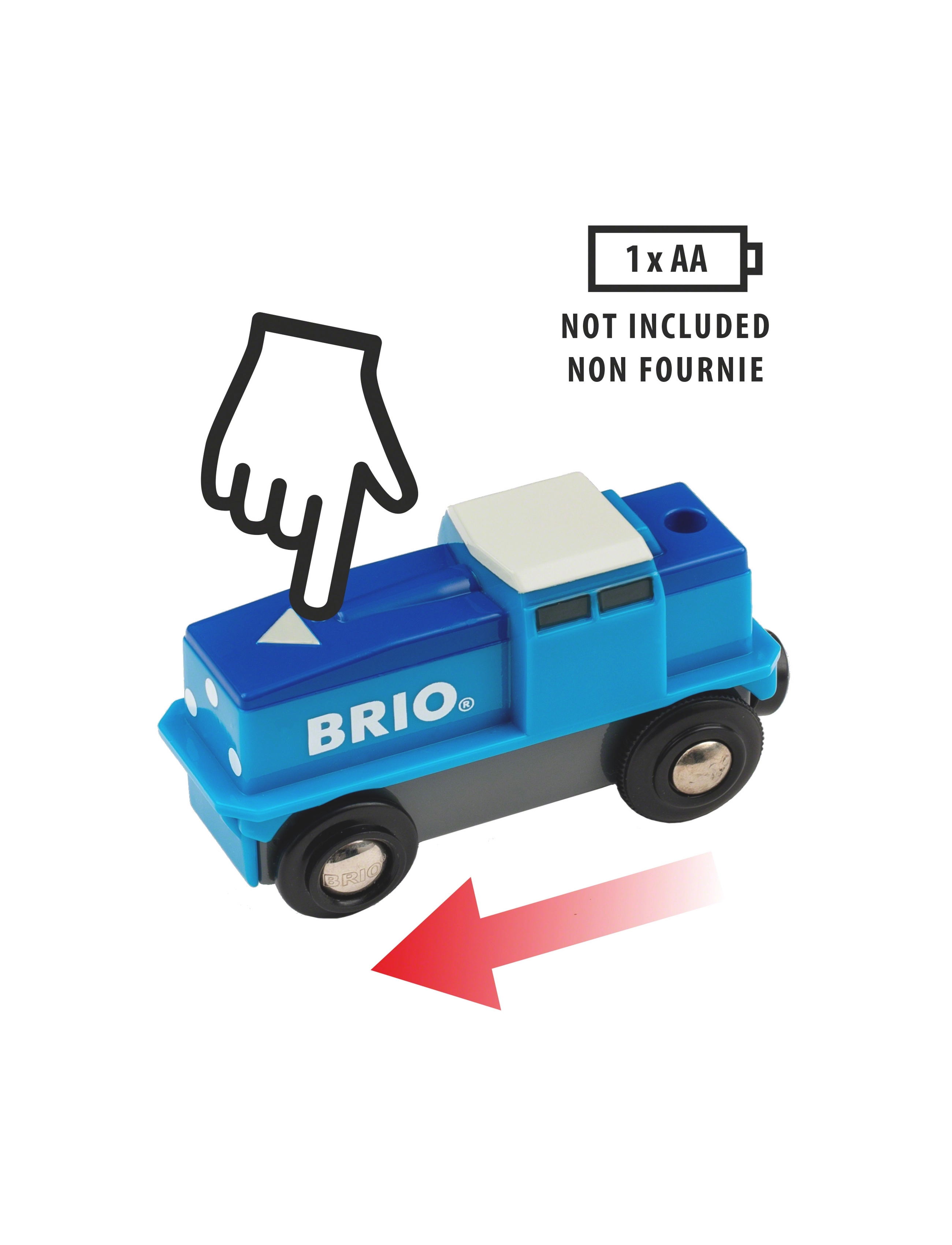 BRIO - Batteridrivet godslok - tåg - multi coloured - 3