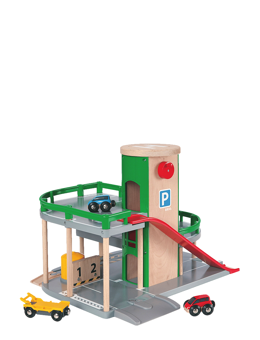 BRIO - R&R Parking Garage set - leksaksgarage - multi coloured - 1