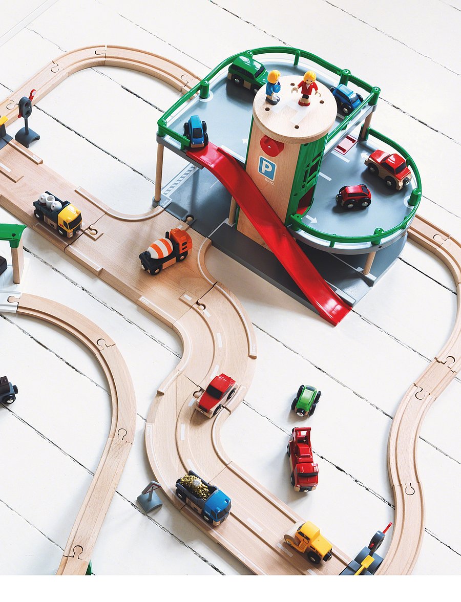 BRIO - R&R Parking Garage set - leksaksgarage - multi coloured - 3