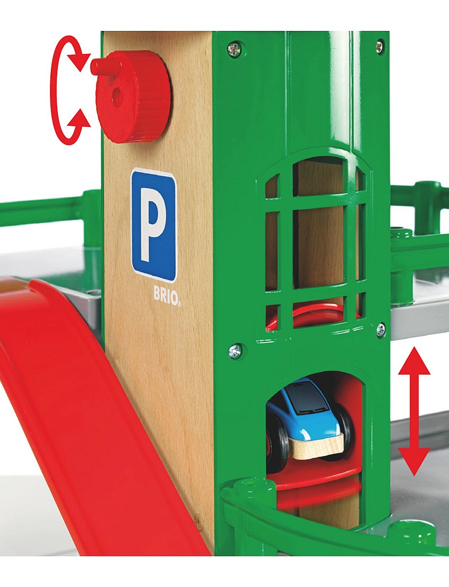 BRIO - R&R Parking Garage set - leksaksgarage - multi coloured - 4