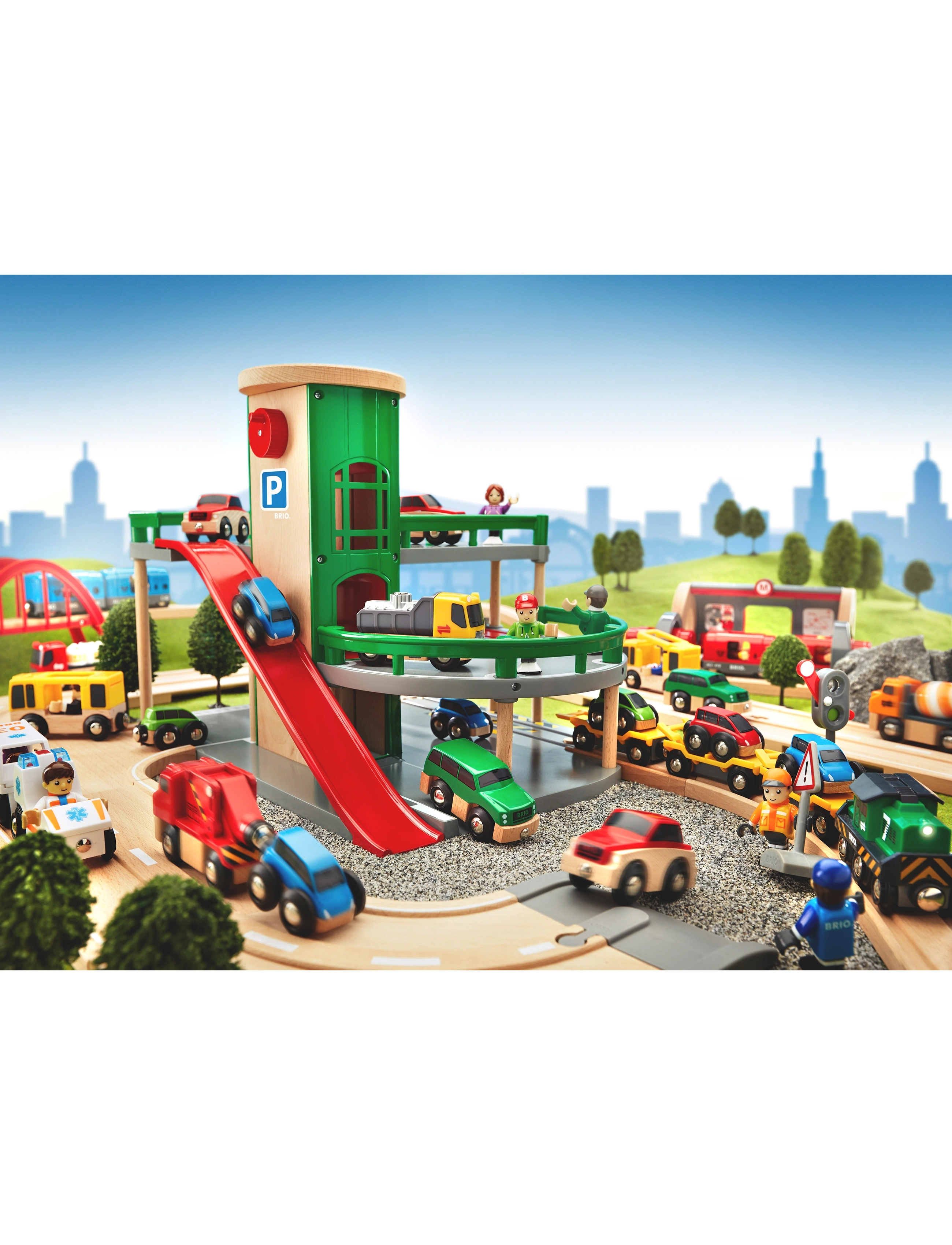 BRIO - BRIO 33204 Parkeringshus - legetøjsgarager - multi coloured - 5