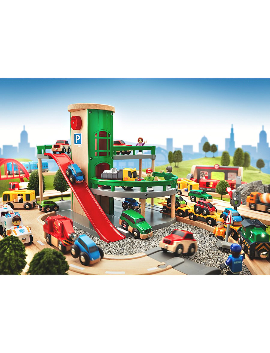 BRIO - R&R Parking Garage set - leksaksgarage - multi coloured - 5