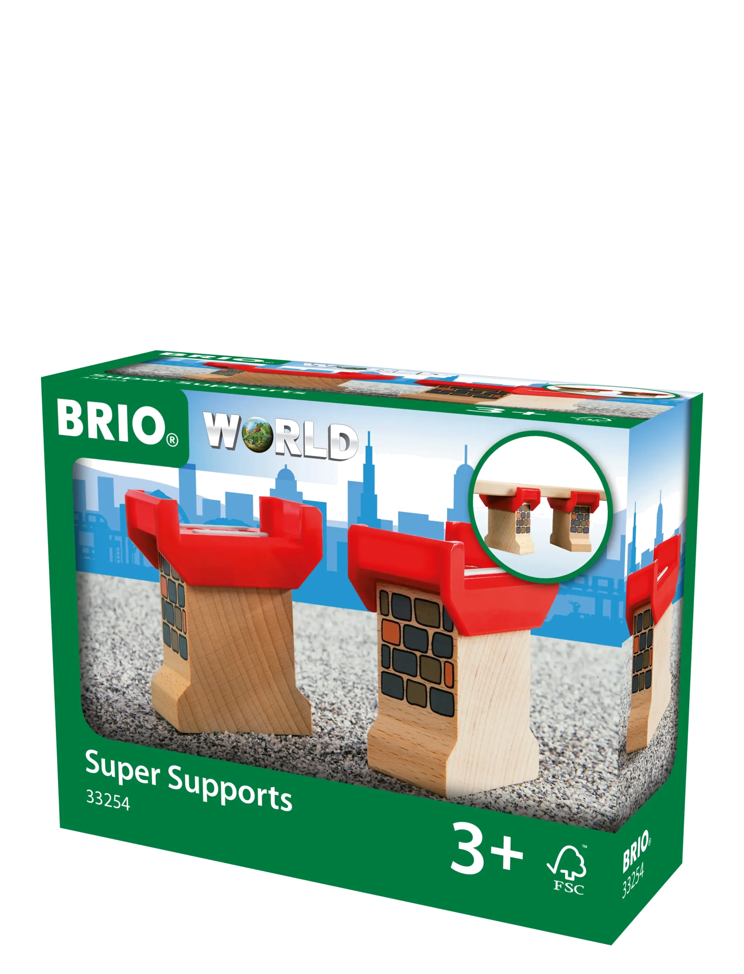BRIO - BRIO® Bropilarer i tre - togbaner - multi coloured - 4