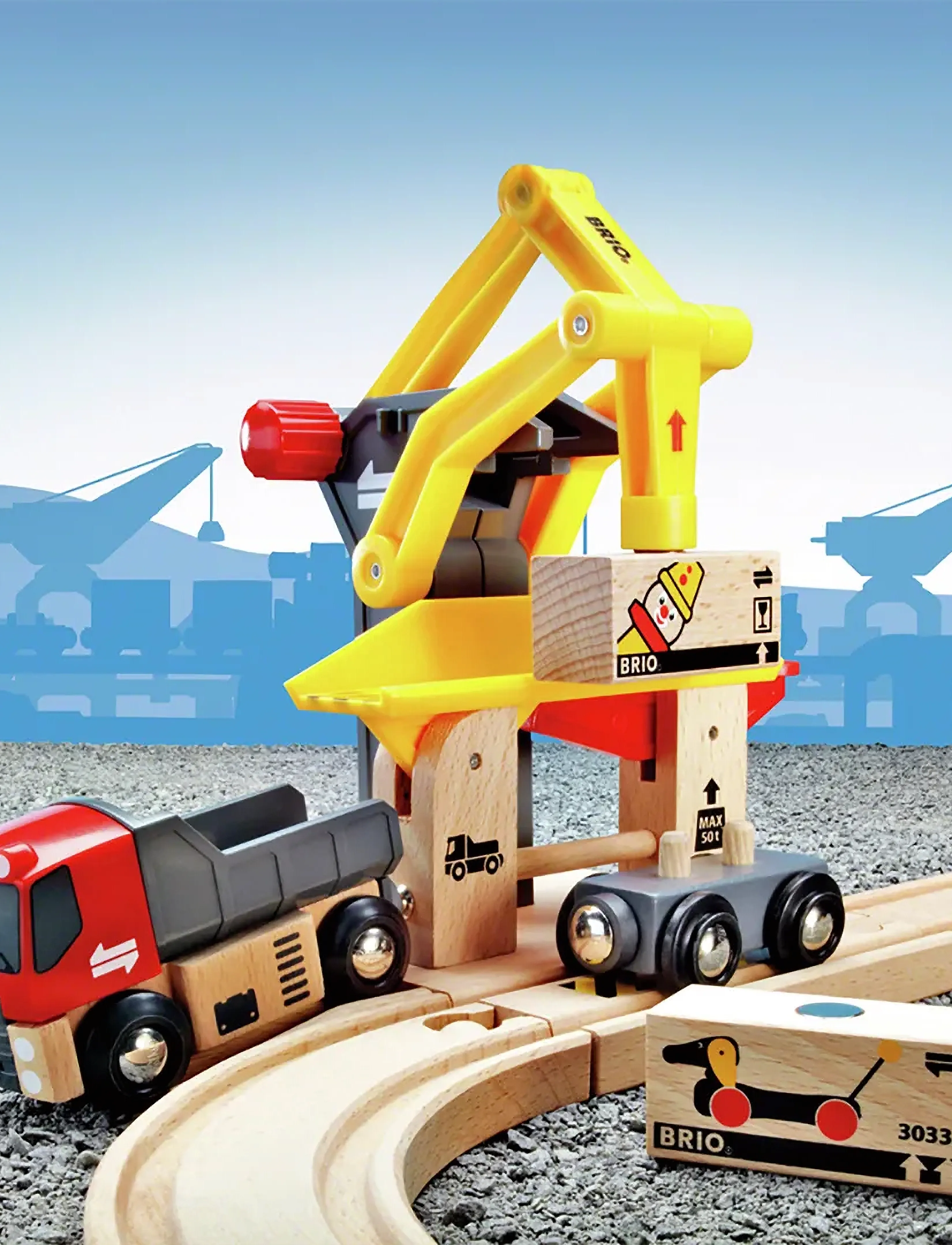 BRIO Brio 33280 Fragtgodsstation, One Size, Multi/patterned, Legetøjskøretøjer > Togtilbehør, Børn