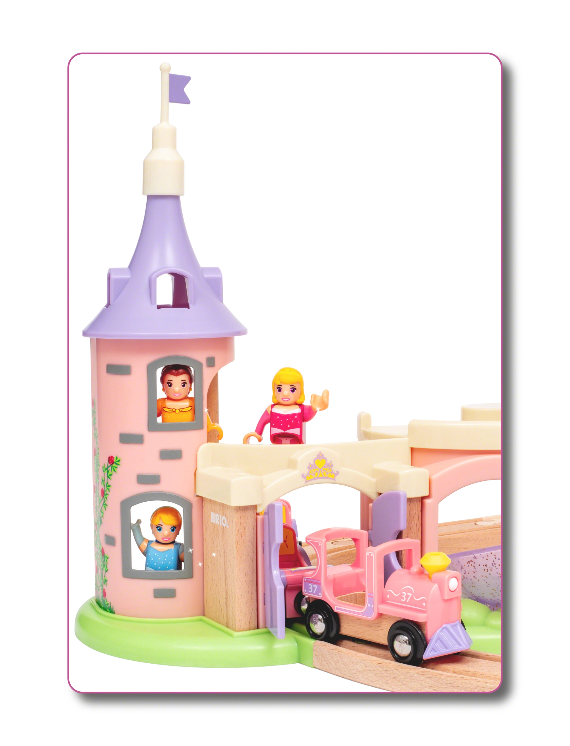 BRIO - Set Disneyprinsessa slott - leikfangasett & fígúrur - multi coloured - 0