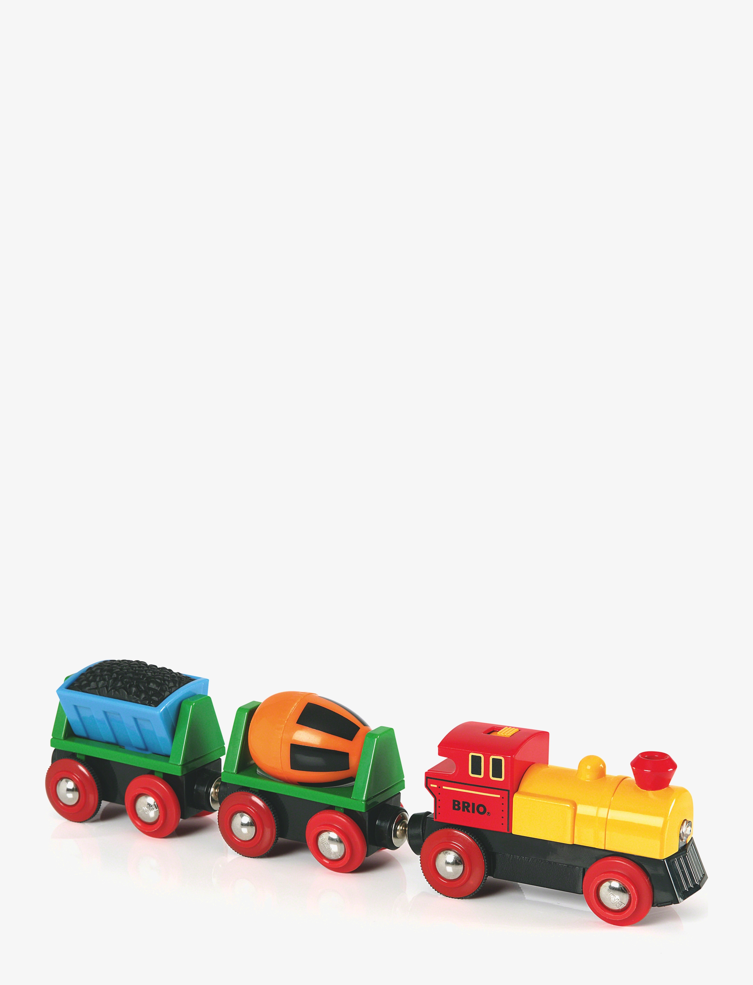 BRIO - BRIO®World Lok B/O med 2 vogner - tog - multi coloured - 2
