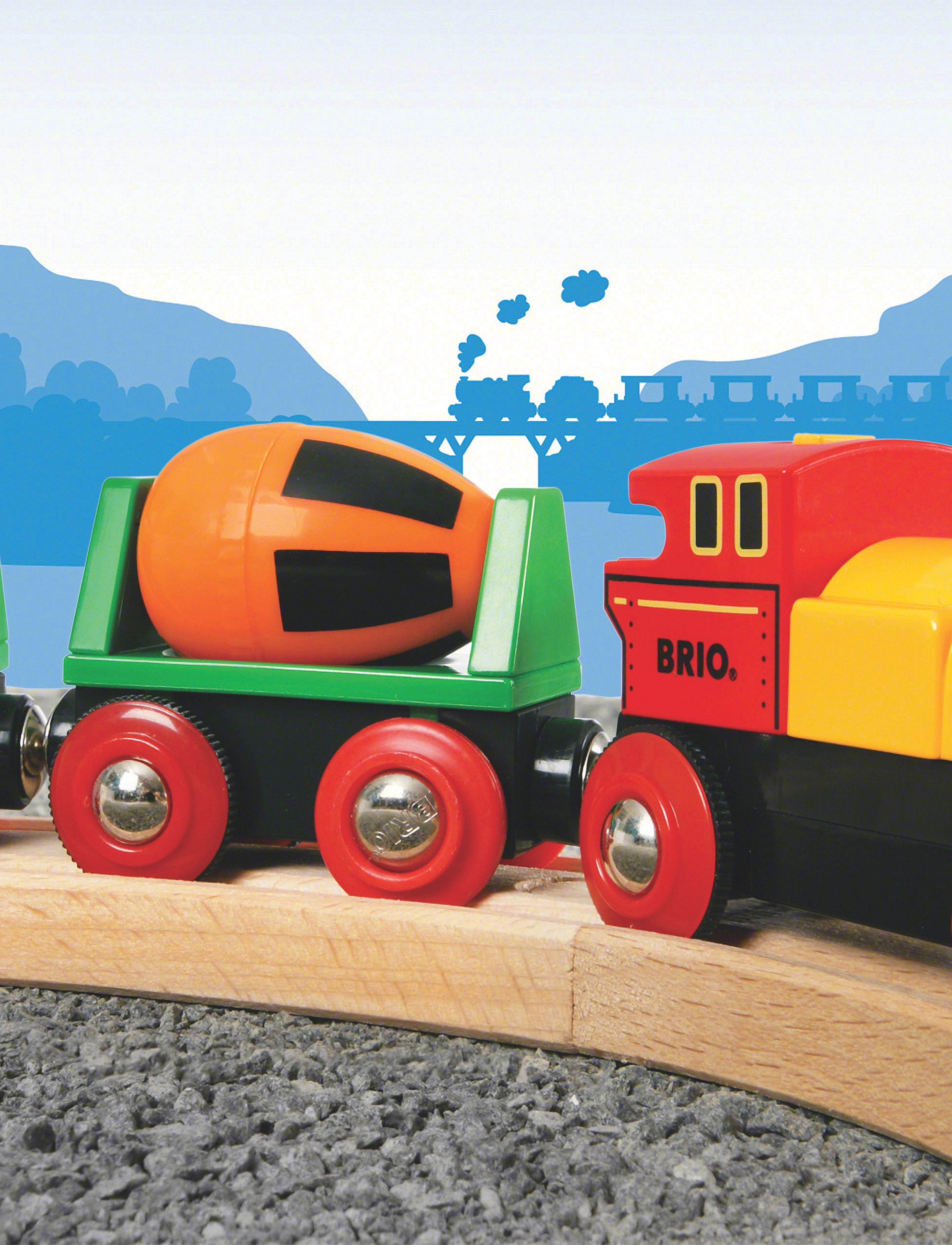 BRIO 33319 Batteridrevet Tog, Børn, Trains, Multi/mønstret, Str: ONE SIZE