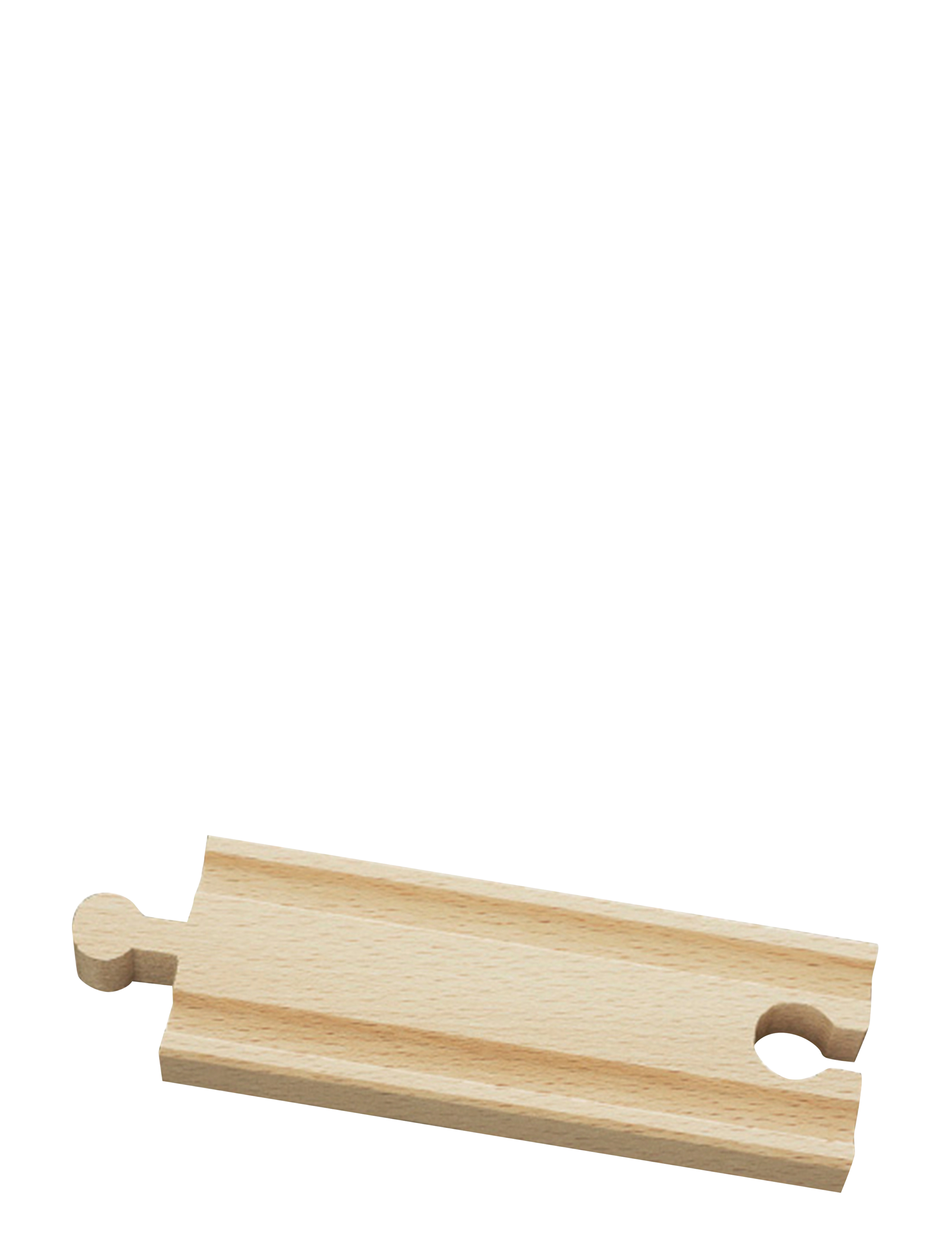 BRIO - BRIO® Skinner rett 108mm/4pk - puslespill i tre - multi coloured - 1