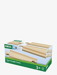 BRIO - BRIO® Skinner rett 108mm/4pk - puslespill i tre - multi coloured - 2
