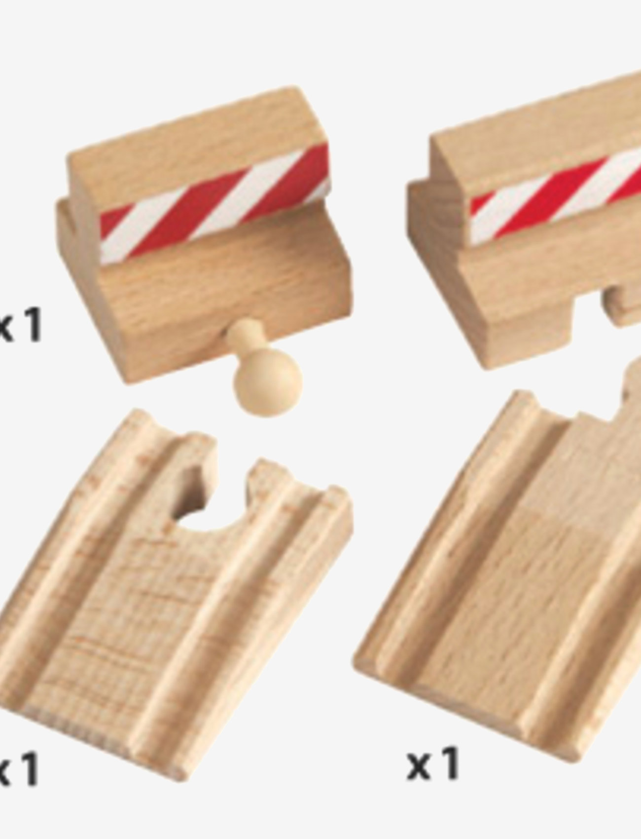 BRIO - BRIO 33385 Ramper med stopklodser - togbaner - multi coloured - 2