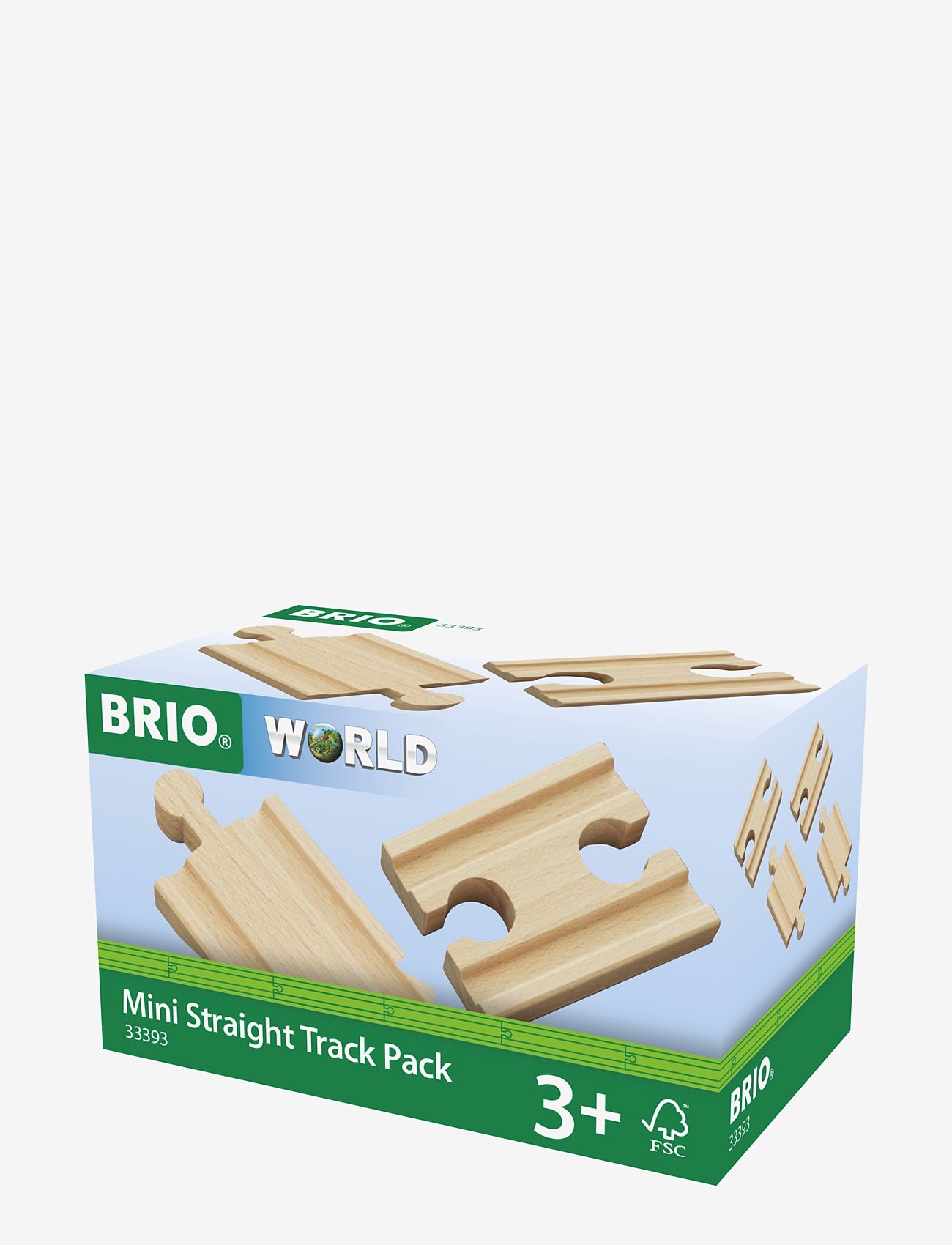 BRIO - Suorat kiskot, minipakkaus - junaradat - multi coloured - 1