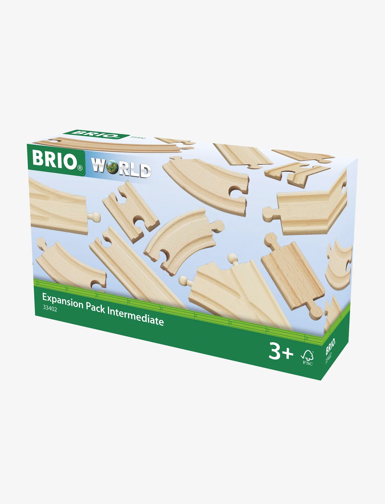 BRIO - BRIO 33402 Skinnesæt, 16 dele - togbaner - multi coloured - 1