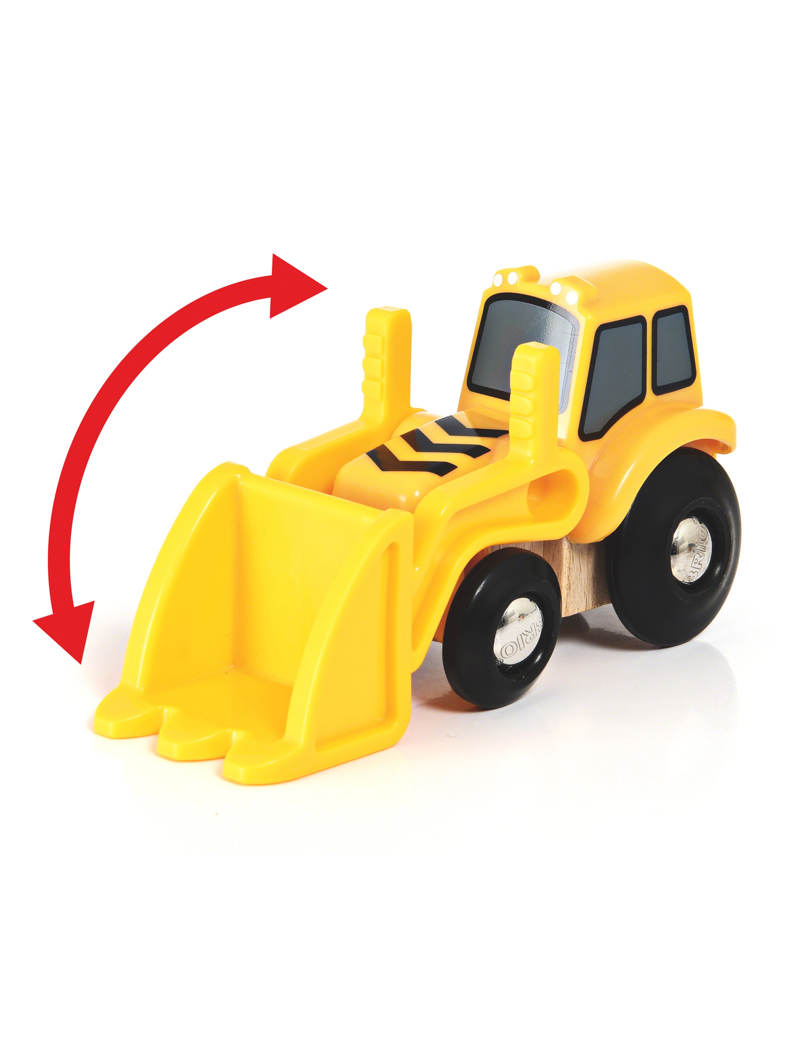 BRIO Brio 33436 Frontlæsser, One Size, Yellow, Legetøjskøretøjer > Byggebiler, Børn