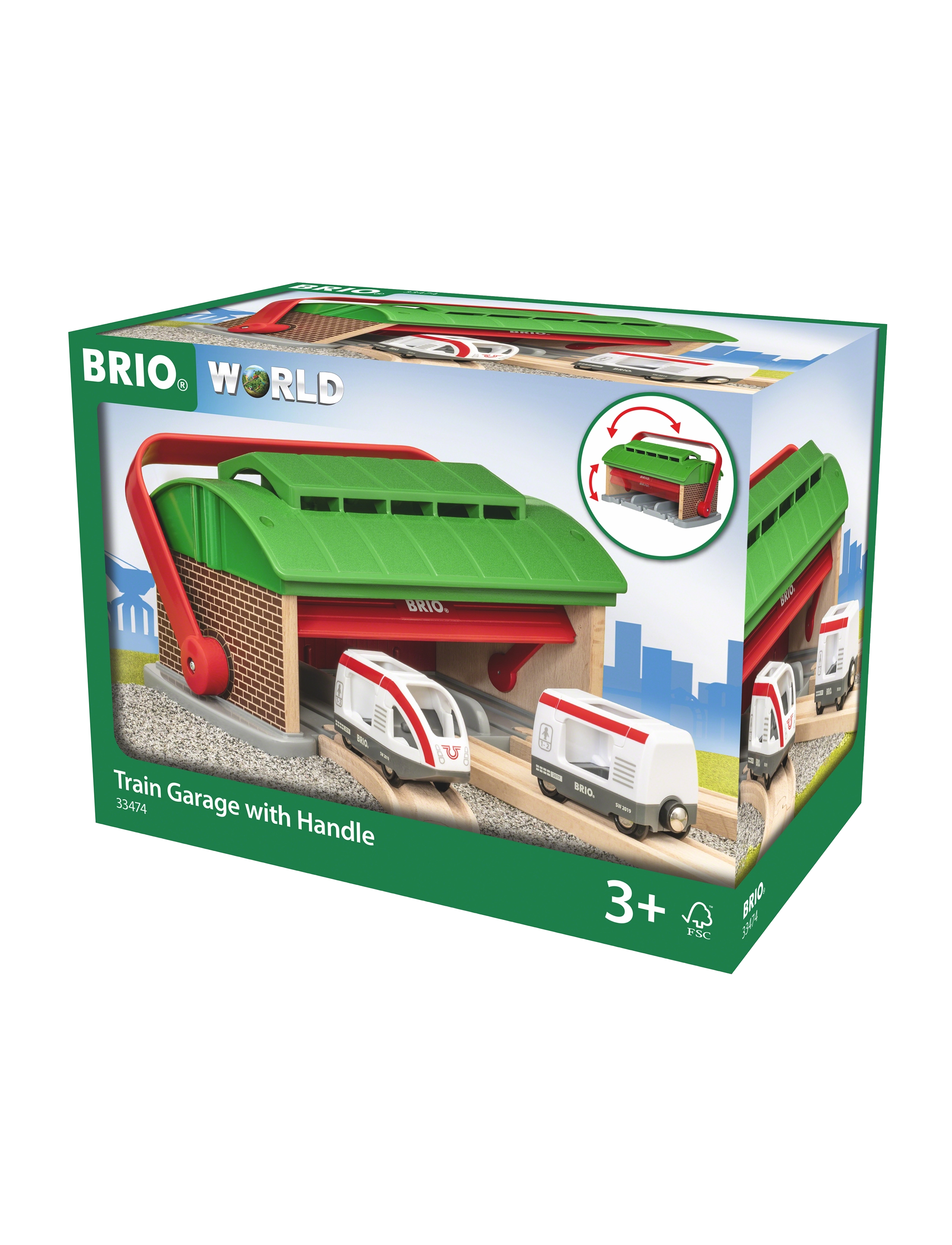 BRIO - Lokgarage - multi coloured - 1