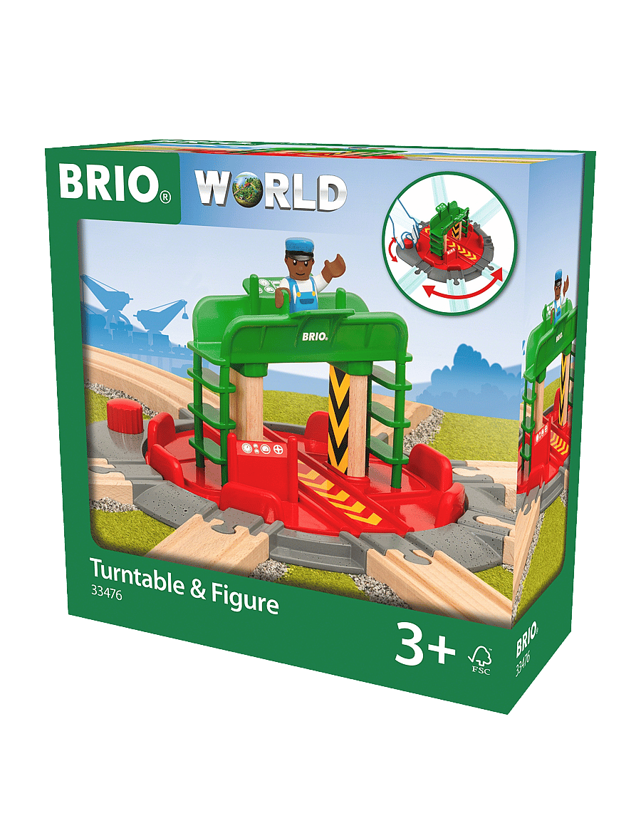 BRIO - Vändskiva och figur - tågbanor - multi coloured - 2