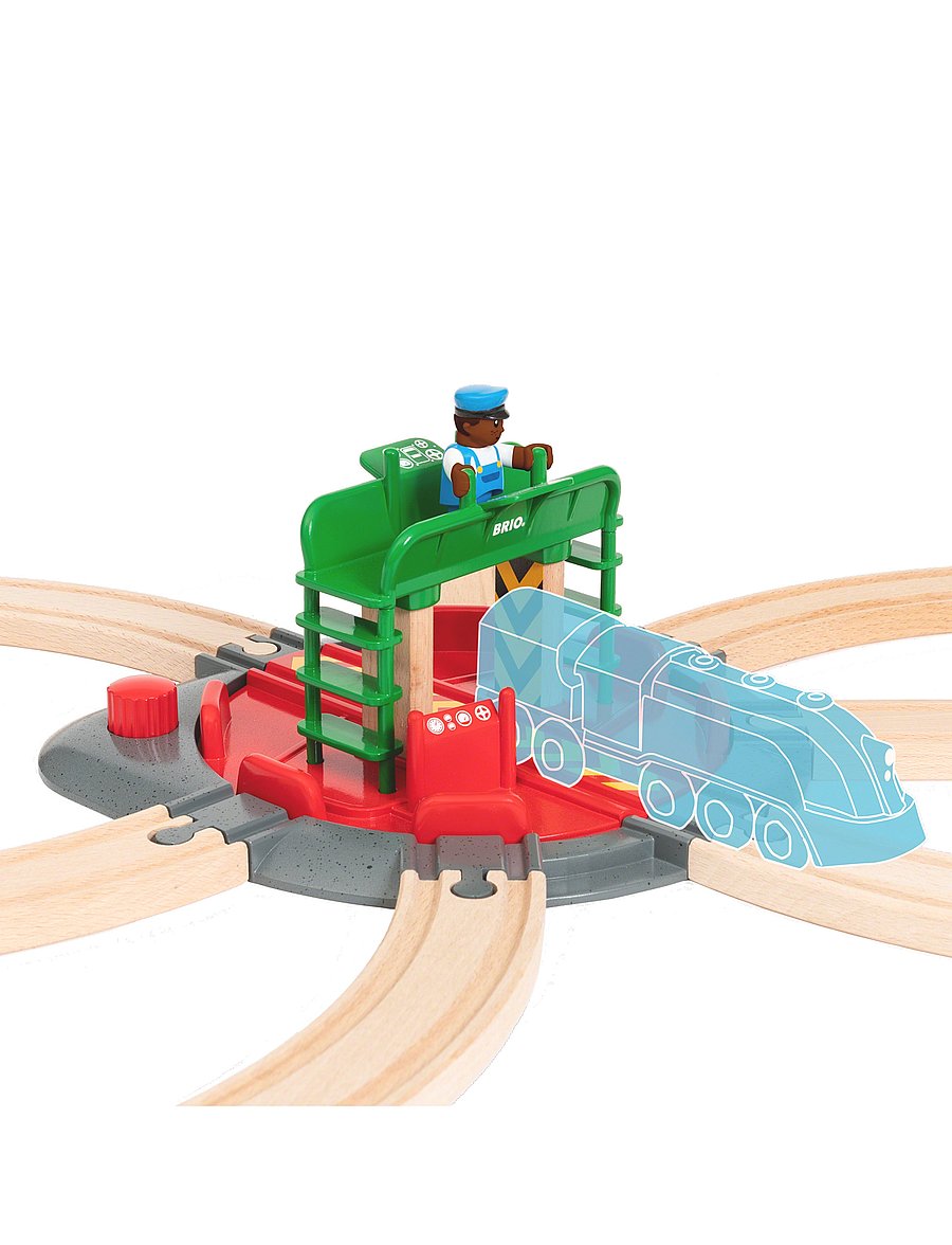 BRIO - Vändskiva och figur - tågbanor - multi coloured - 4