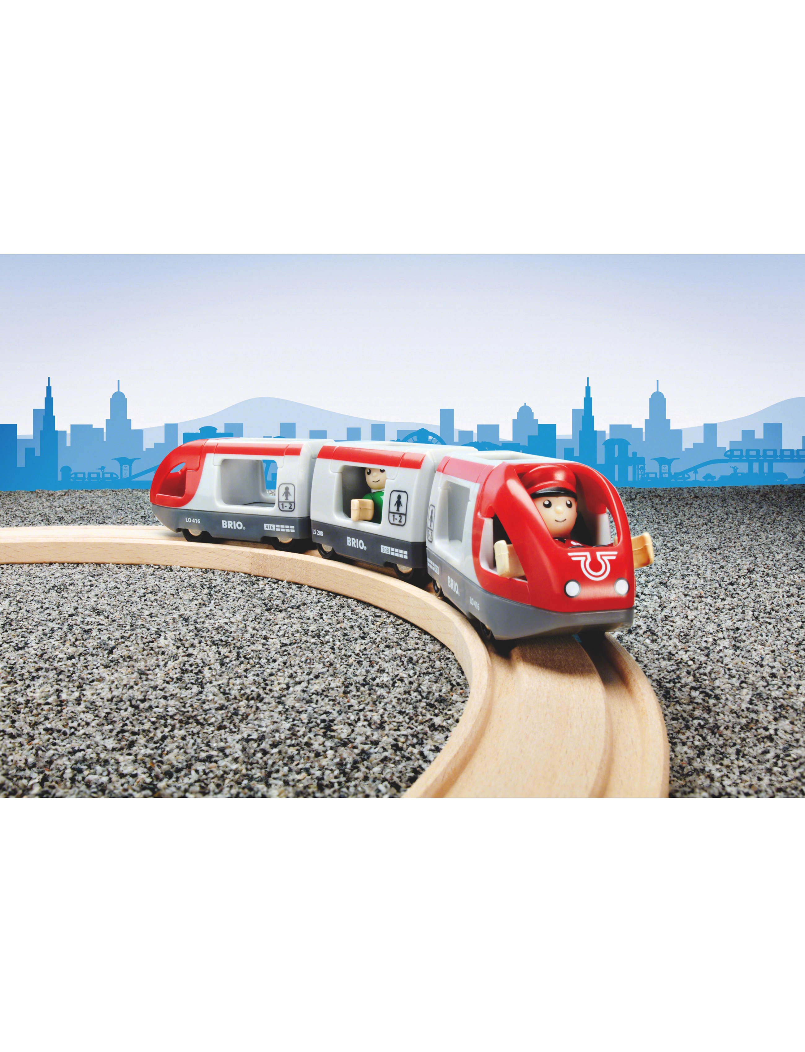 BRIO 33505 Passagertog, Børn, Trains, Multi/mønstret, Str: ONE SIZE