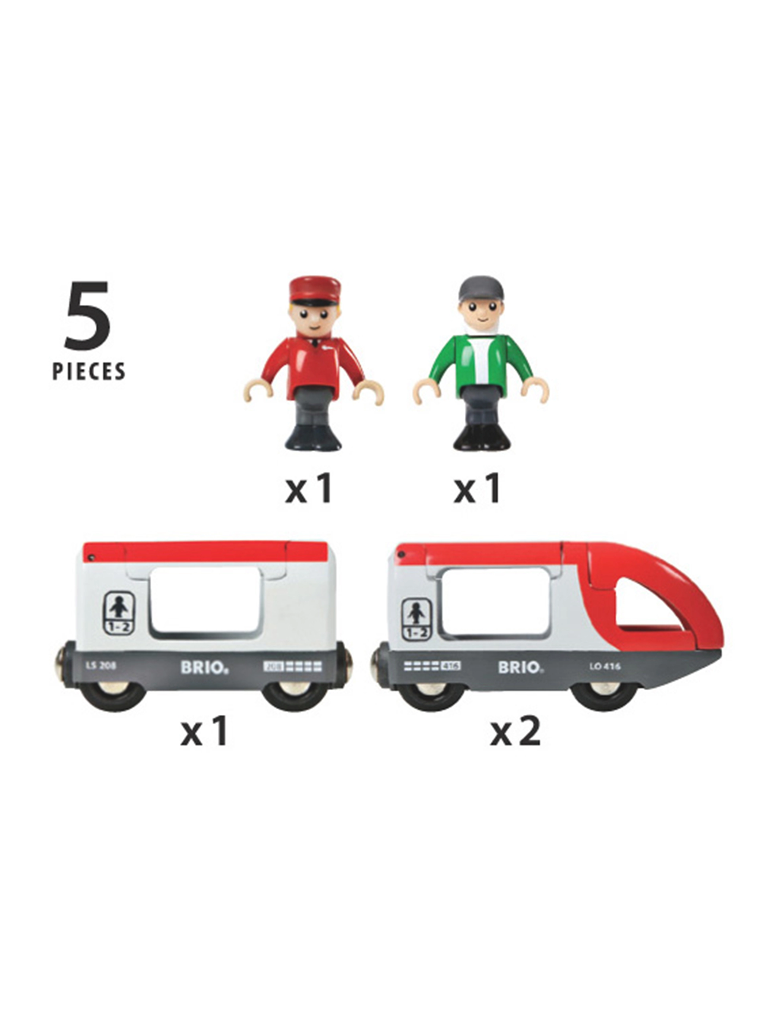 BRIO - Persontåg - lestir - multi coloured - 5