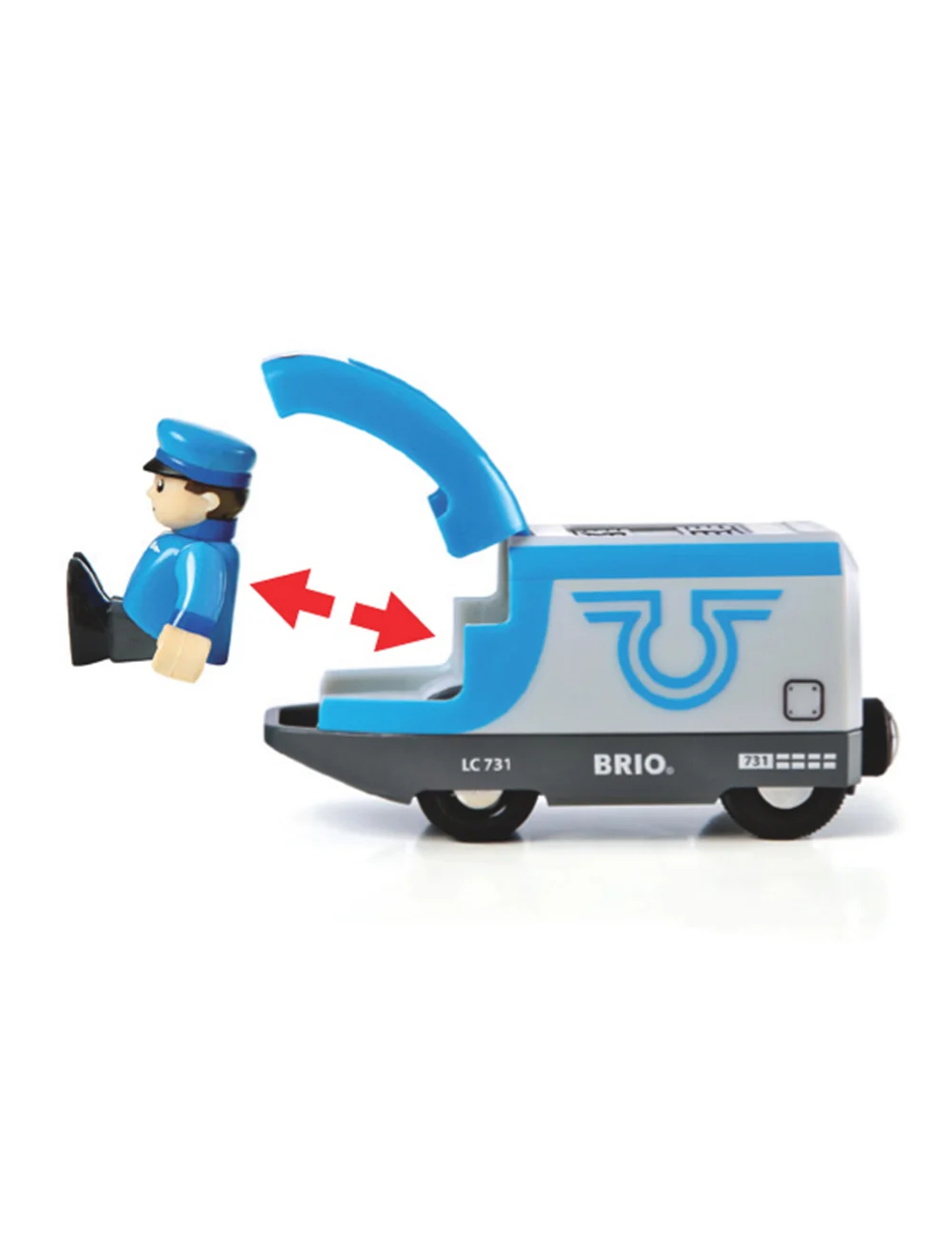 BRIO - Persontågset Elektriskt - lestir - multi coloured - 3