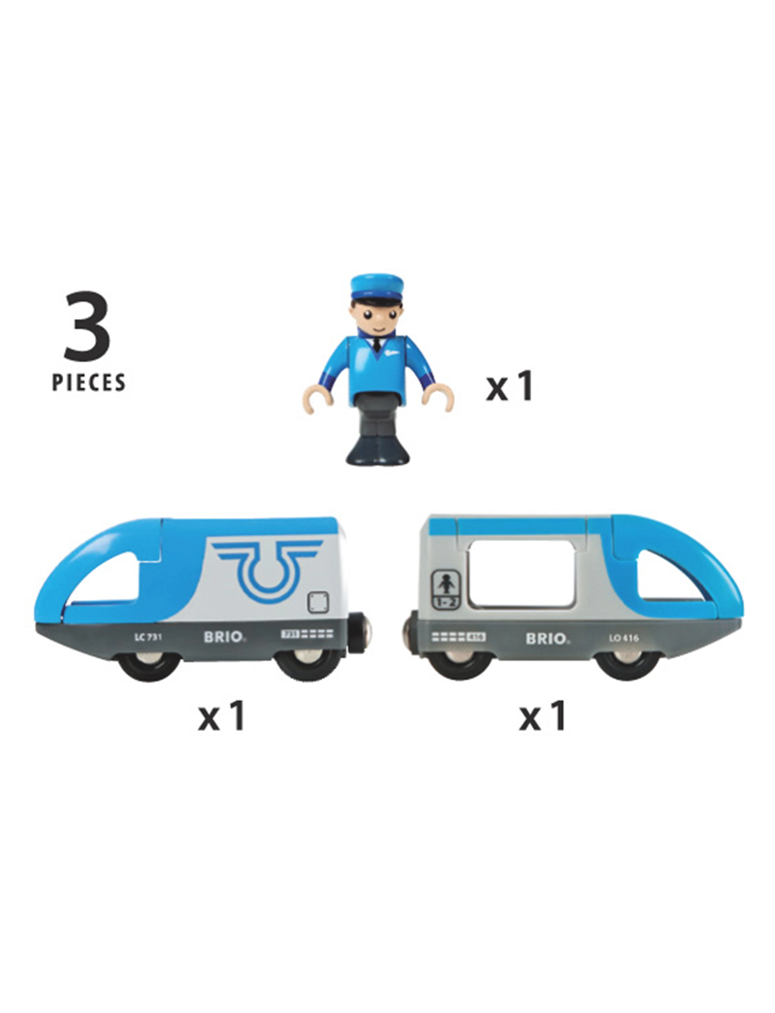 BRIO - Persontågset Elektriskt - tåg - multi coloured - 4