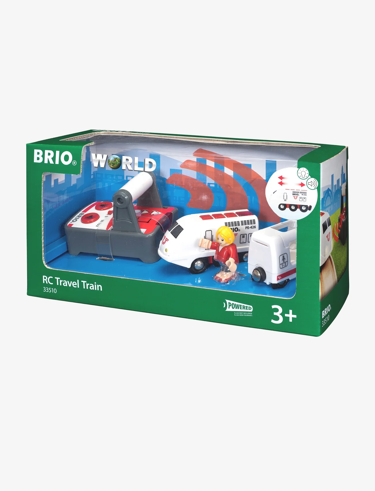 BRIO - BRIO®World R/C Lokomotiv m/vogn - tog - multi coloured - 1